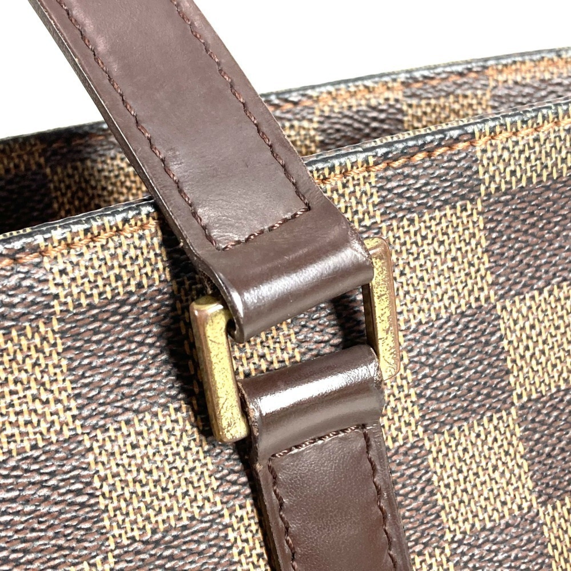 Louis Vuitton Brown Damier Canvas Ebene Damier Canvas Shoulder Bag Tote Bag (Pre-Owned)
