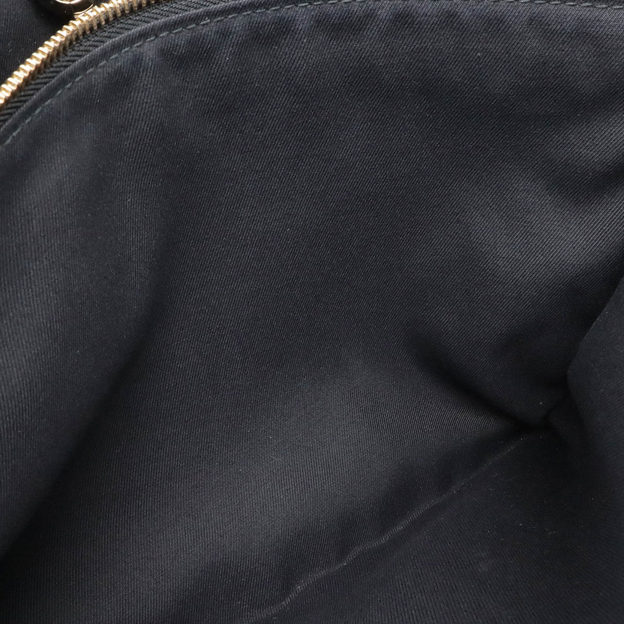 Bvlgari Black Leather Handbag Shoulder Bag Tote Bag (Pre-Owned)