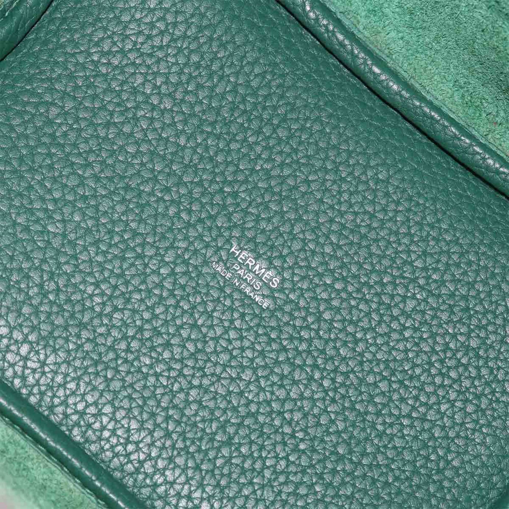 Piko Green Leather Handbag (Pre-Owned)