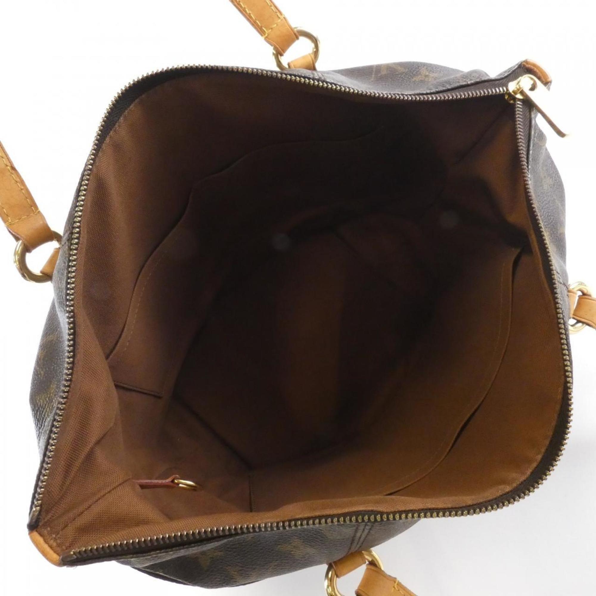 Louis Vuitton Marron Coated Canvas Handbag (Pre-Owned)