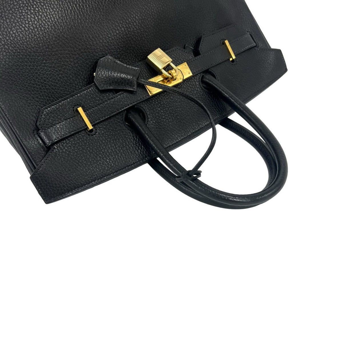 Hermes Black Ardennes Leather Handbag (Pre-Owned)
