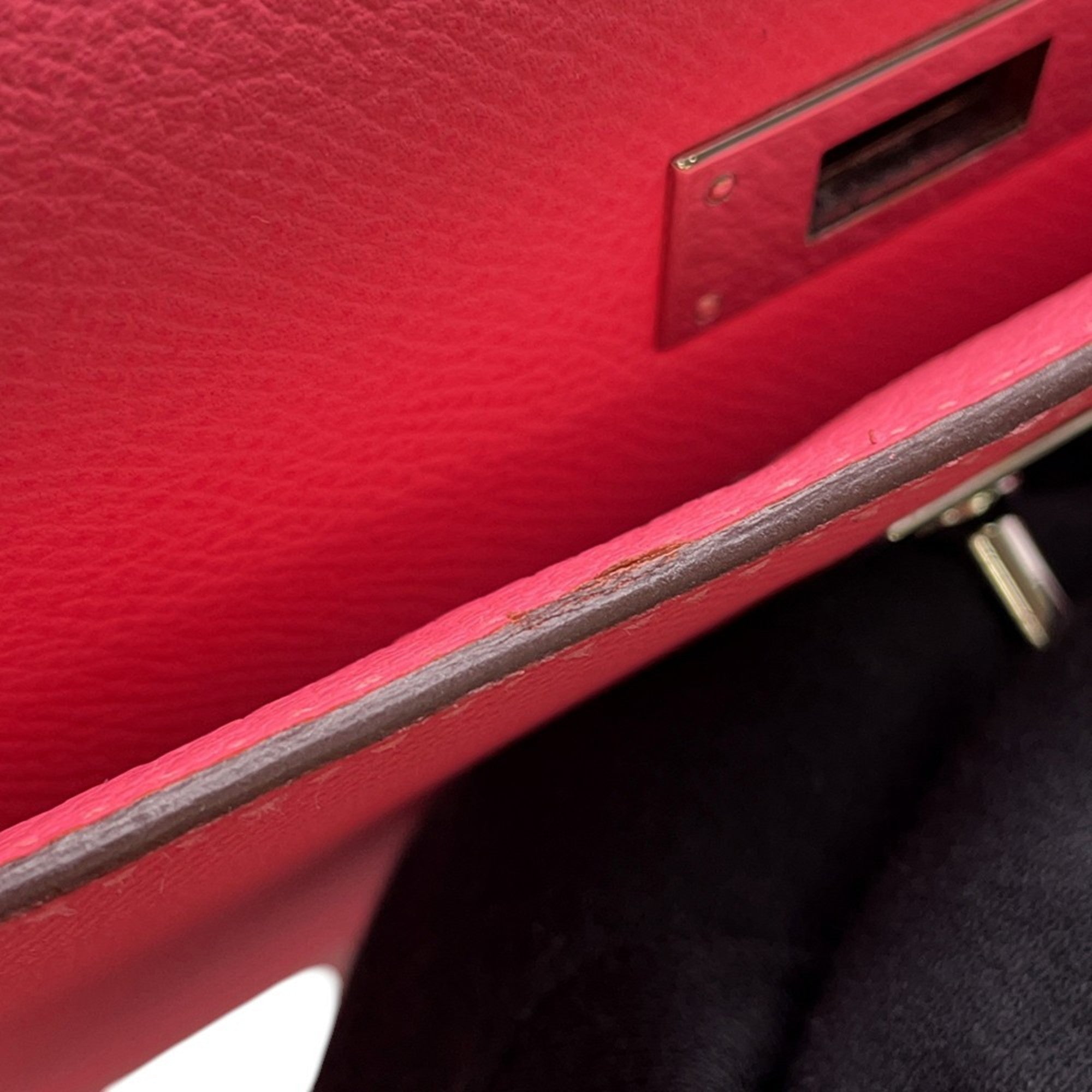 Hermes Kelly Rose Azalee Epsom Leather Handbag (Pre-Owned)