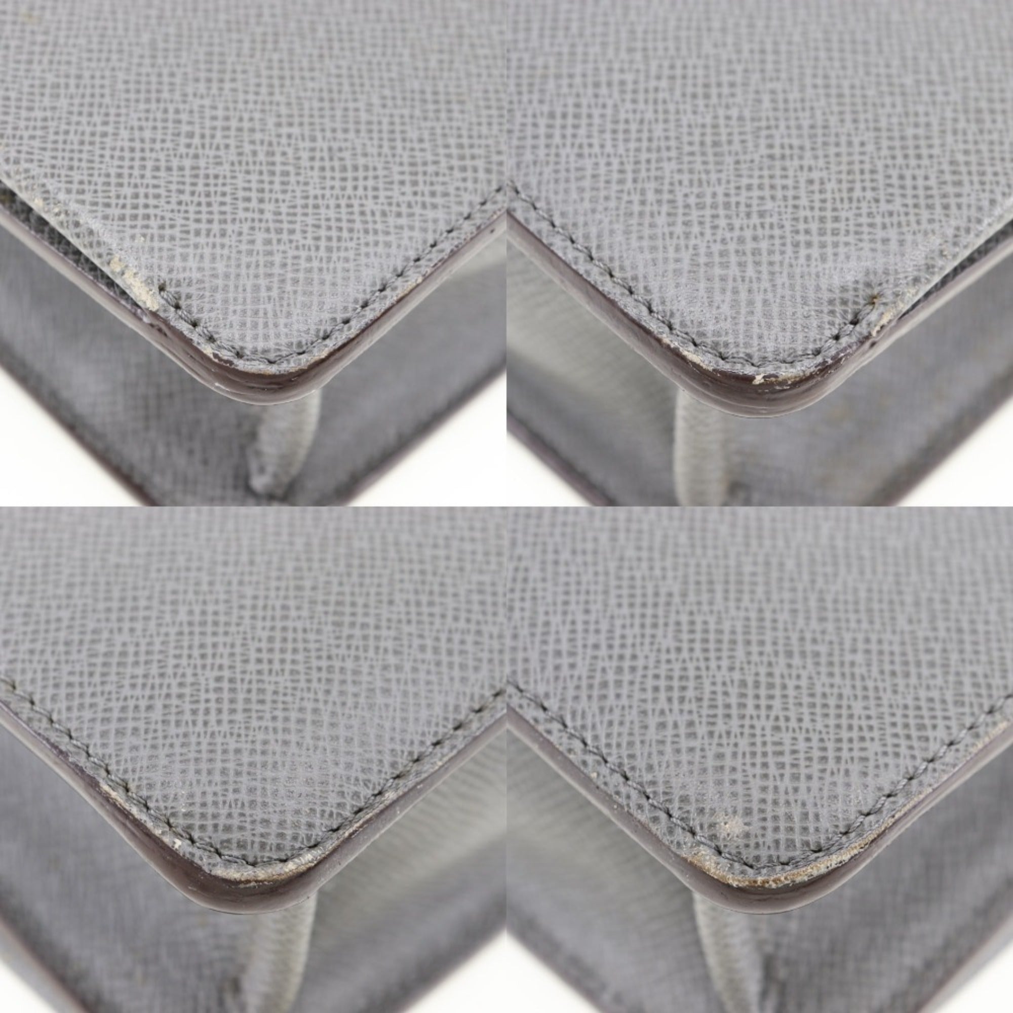 Louis Vuitton Glacier Gray Taiga Leather Briefcase (Pre-Owned)
