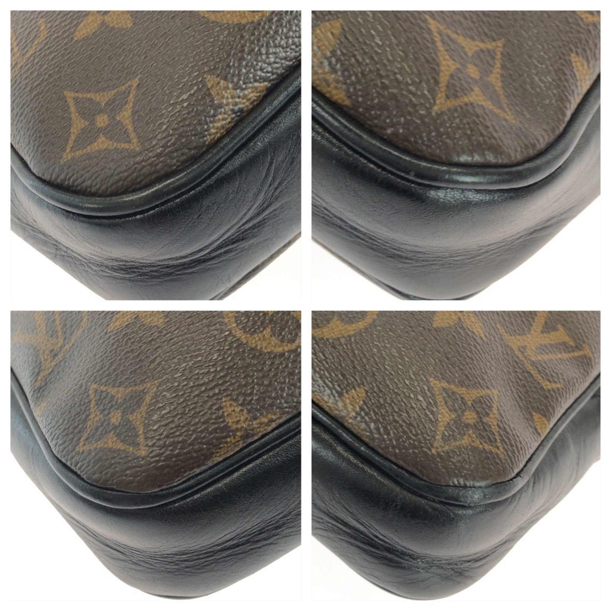 Louis Vuitton Brown Dark Brown Monogram Macassar Pvc Messenger Bag Shoulder Bag (Pre-Owned)