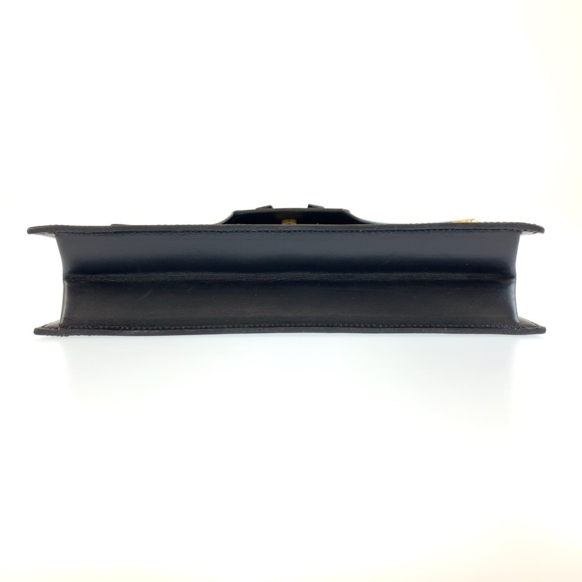 Christian Dior Navy Leather Pochette Shoulder Bag (Pre-Owned)