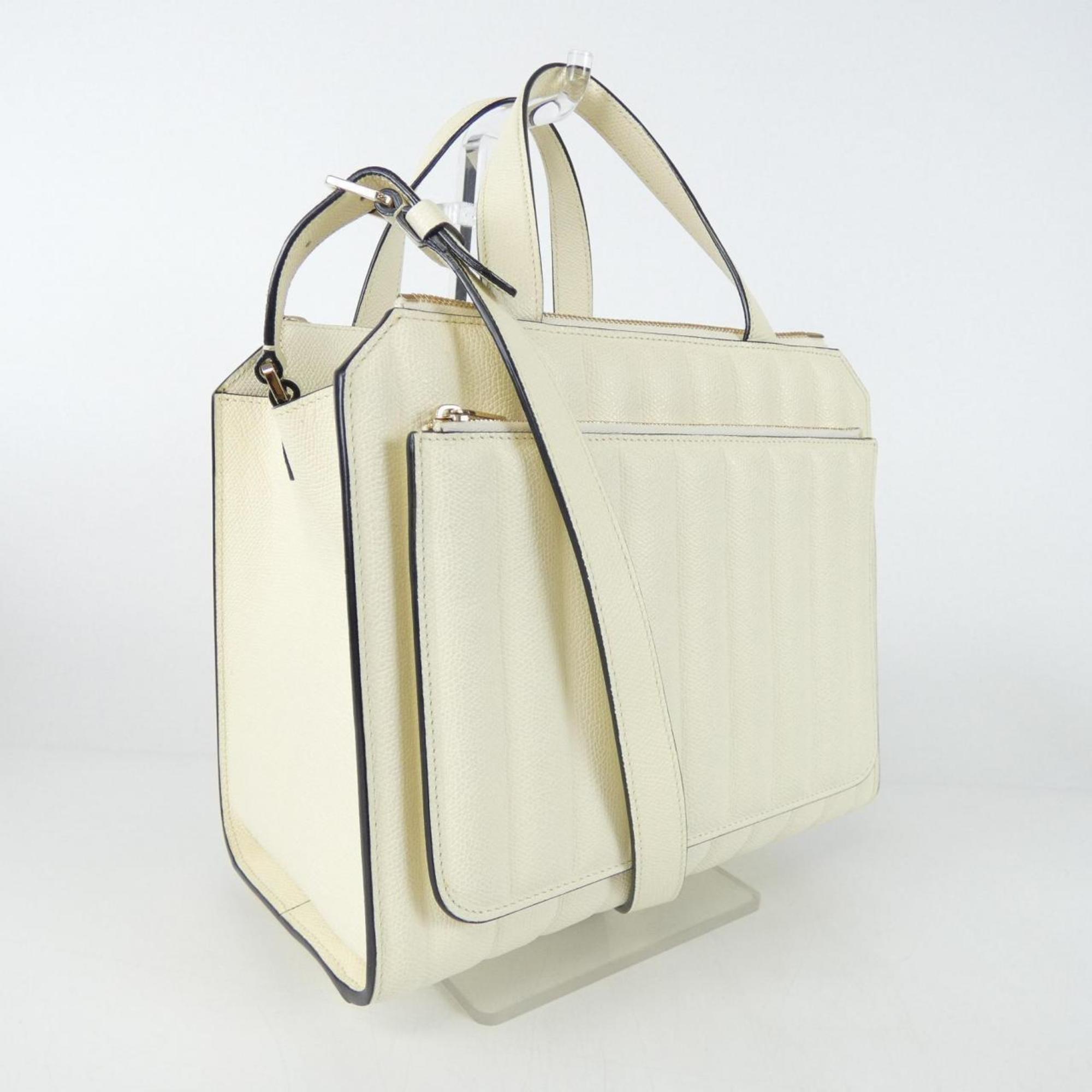 Valextra White Handbag (Pre-Owned)
