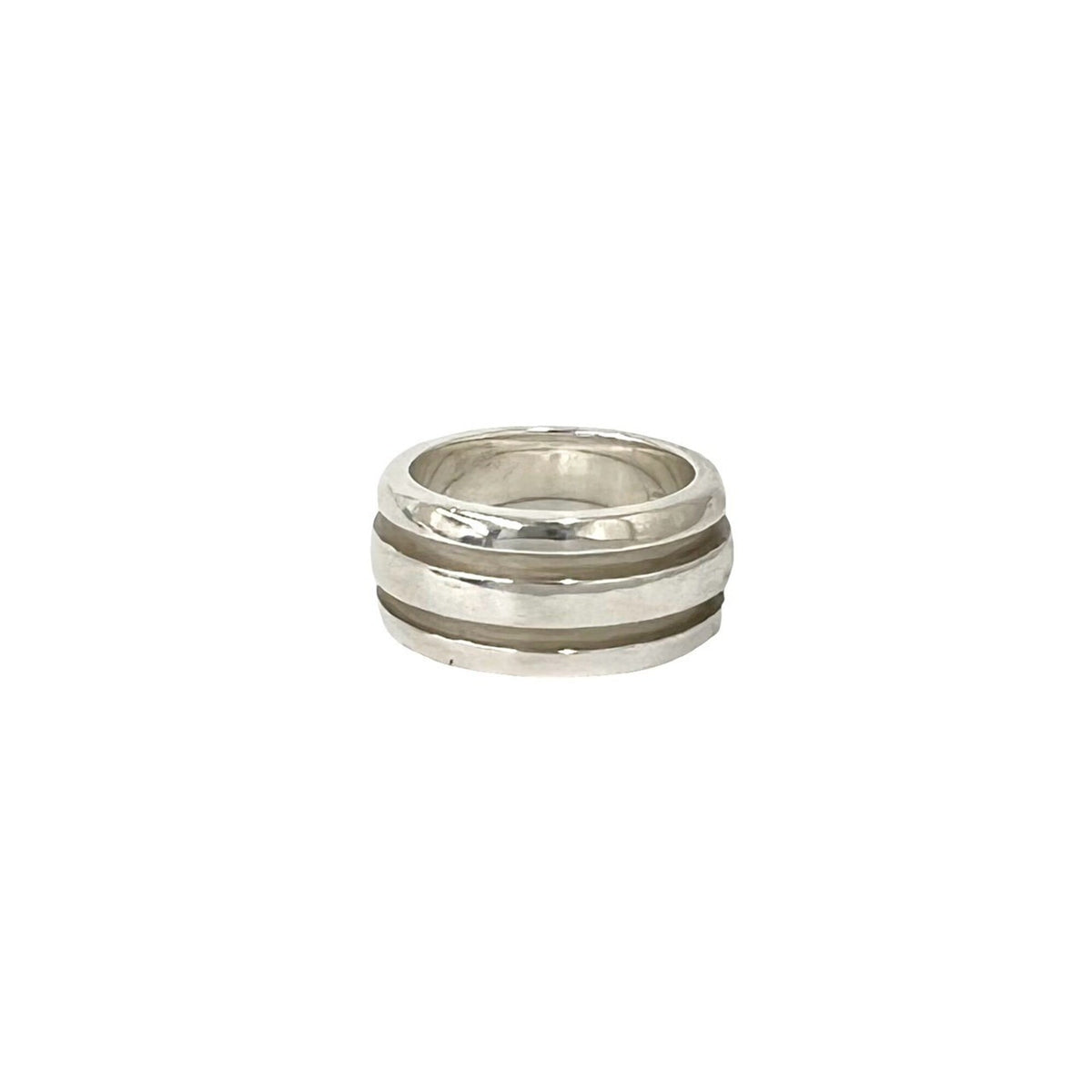 Tiffany Silver Silver 925 Band Ring (Pre-Owned)