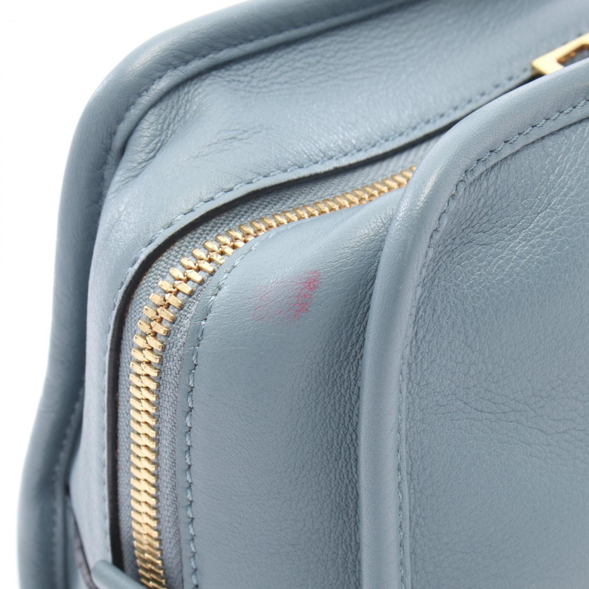 Loewe Blue Leather Handbag (Pre-Owned)