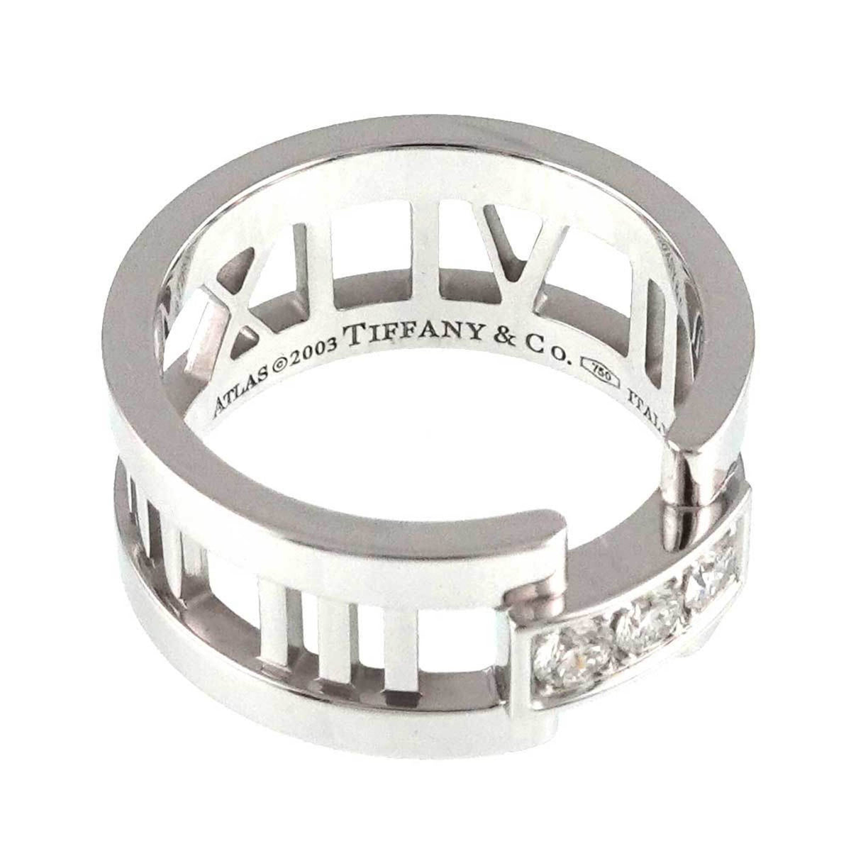 Tiffany White Gold (18K) Band Ring (Pre-Owned)