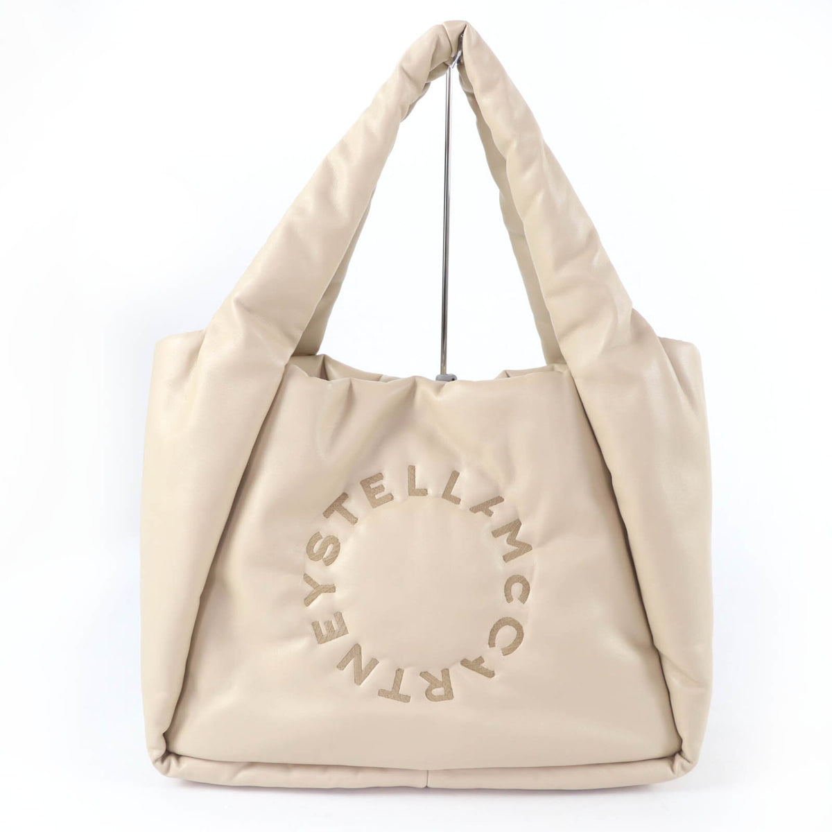 Stella Mccartney Beige Polyester Elastane Nylon Pouch Tote Bag (Pre-Owned)