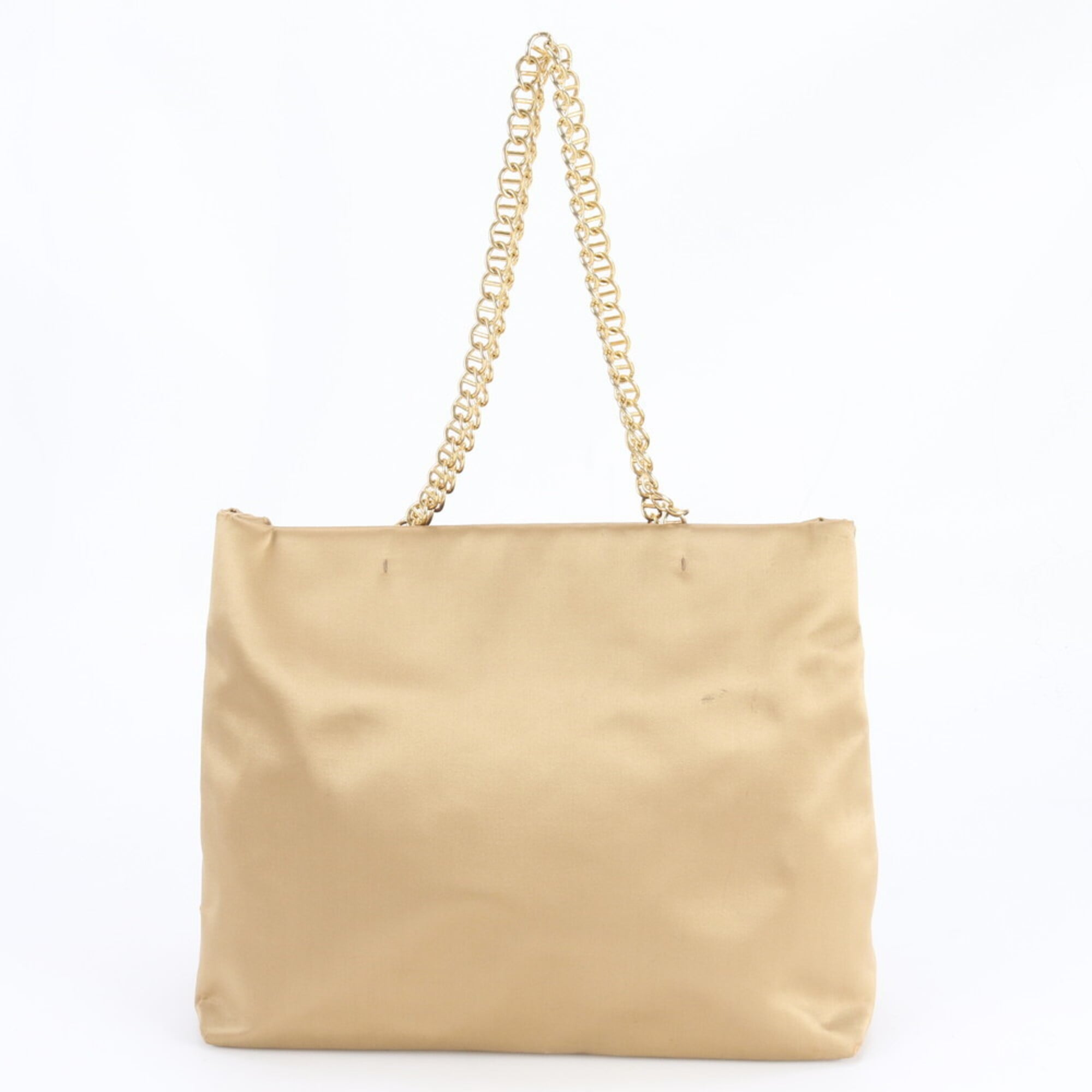 Prada Gold Handbag Shoulder Bag Tote Bag (Pre-Owned)