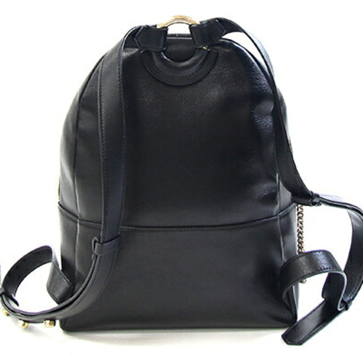 Jimmy Choo Black Leather Backpack (Pre-Owned)