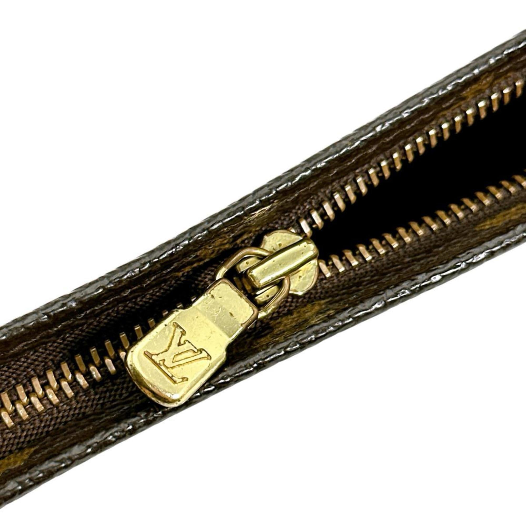 Louis Vuitton Brown Monogram Canvas Pochette Pouch Wash Bag (Pre-Owned)