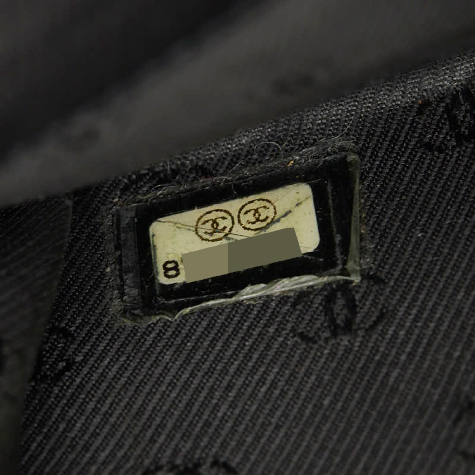 Chanel Gold Black Leather Wallet (Bi-Fold) (Pre-Owned)