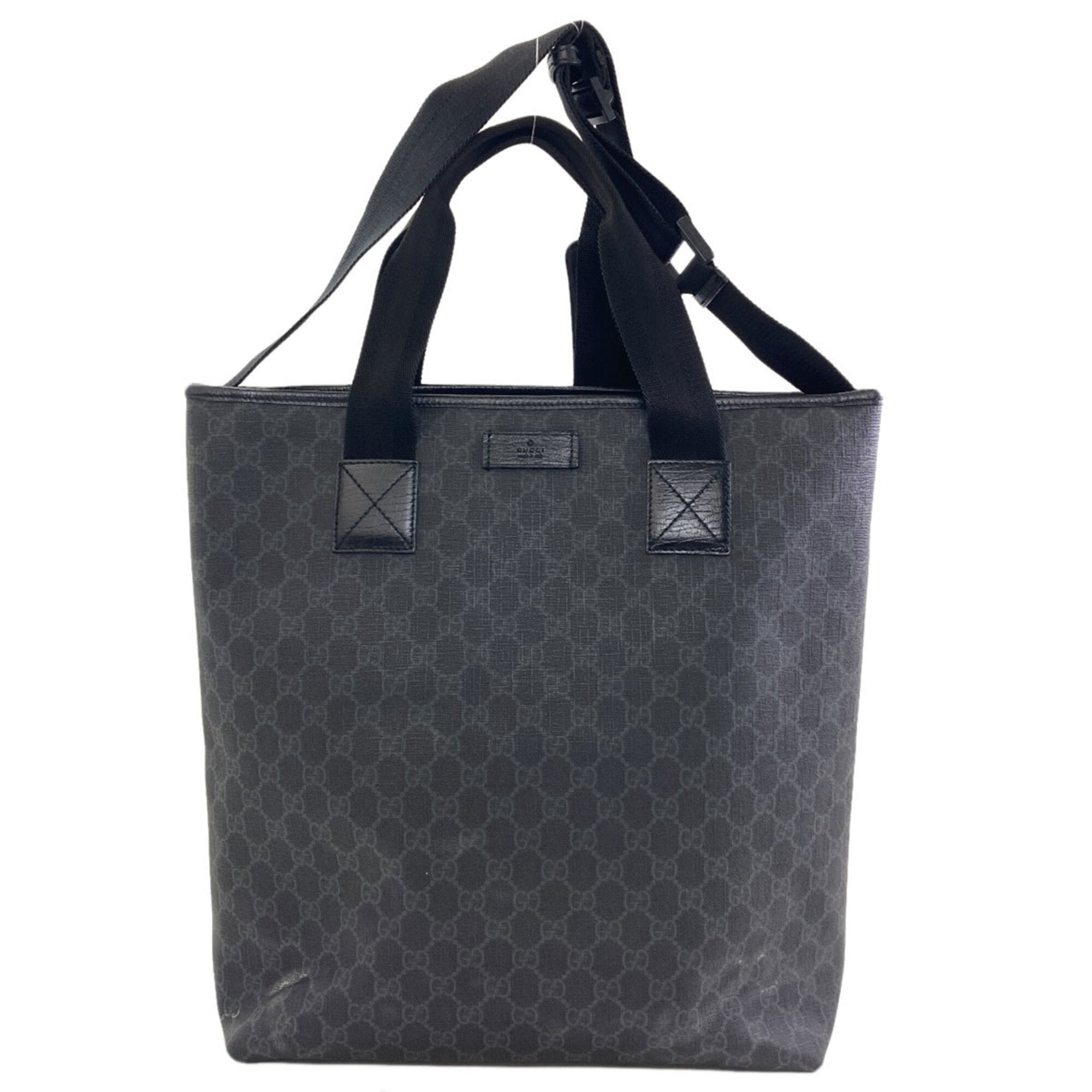 Gucci Black Pvc Tote Bag (Pre-Owned)