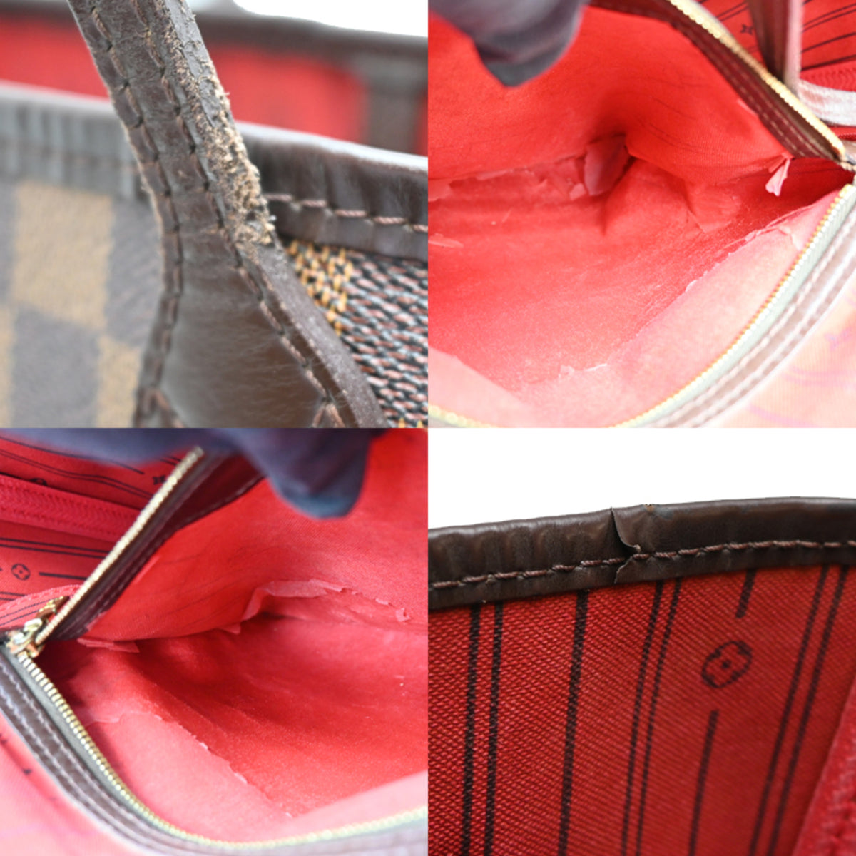 Louis Vuitton Brown Damier Canvas Tote Bag (Pre-Owned)