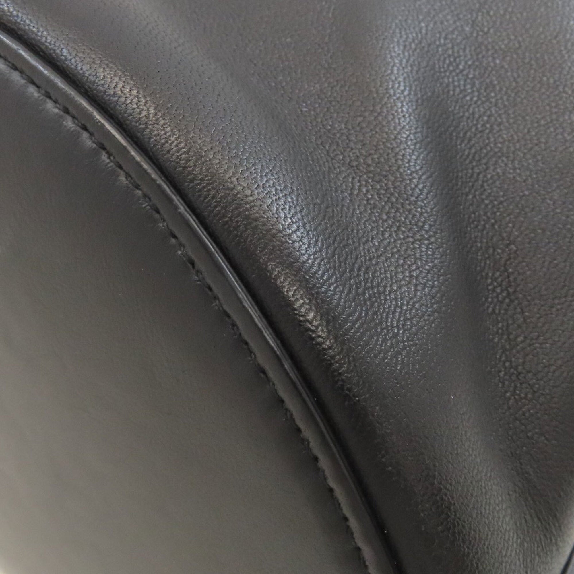 Bottega Veneta Black Leather Handbag (Pre-Owned)