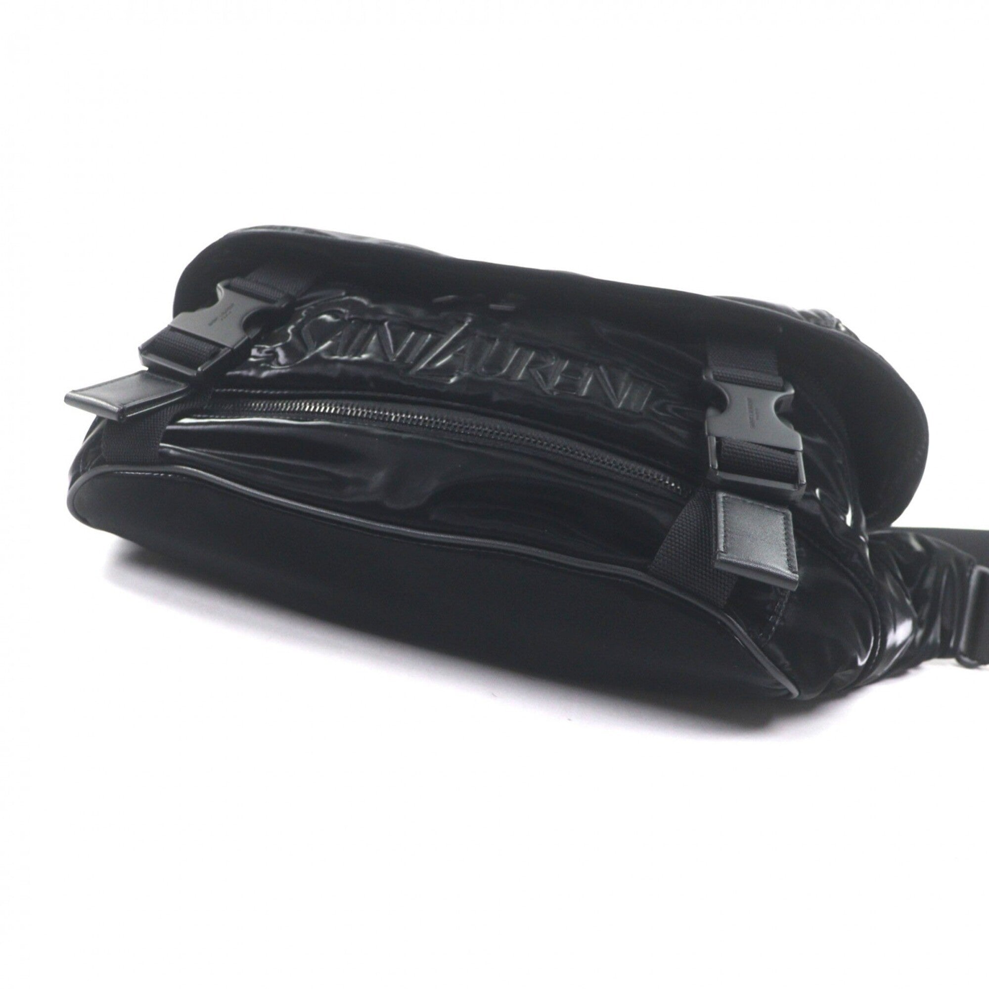 Saint Laurent Black Nylon Sling Bag (Pre-Owned)