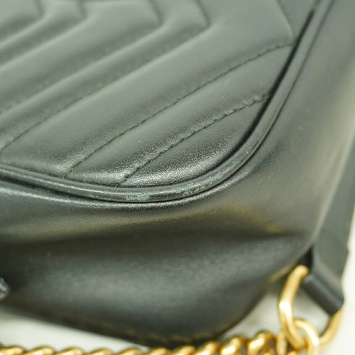 Gucci Black Leather Shoulder Bag (Pre-Owned)