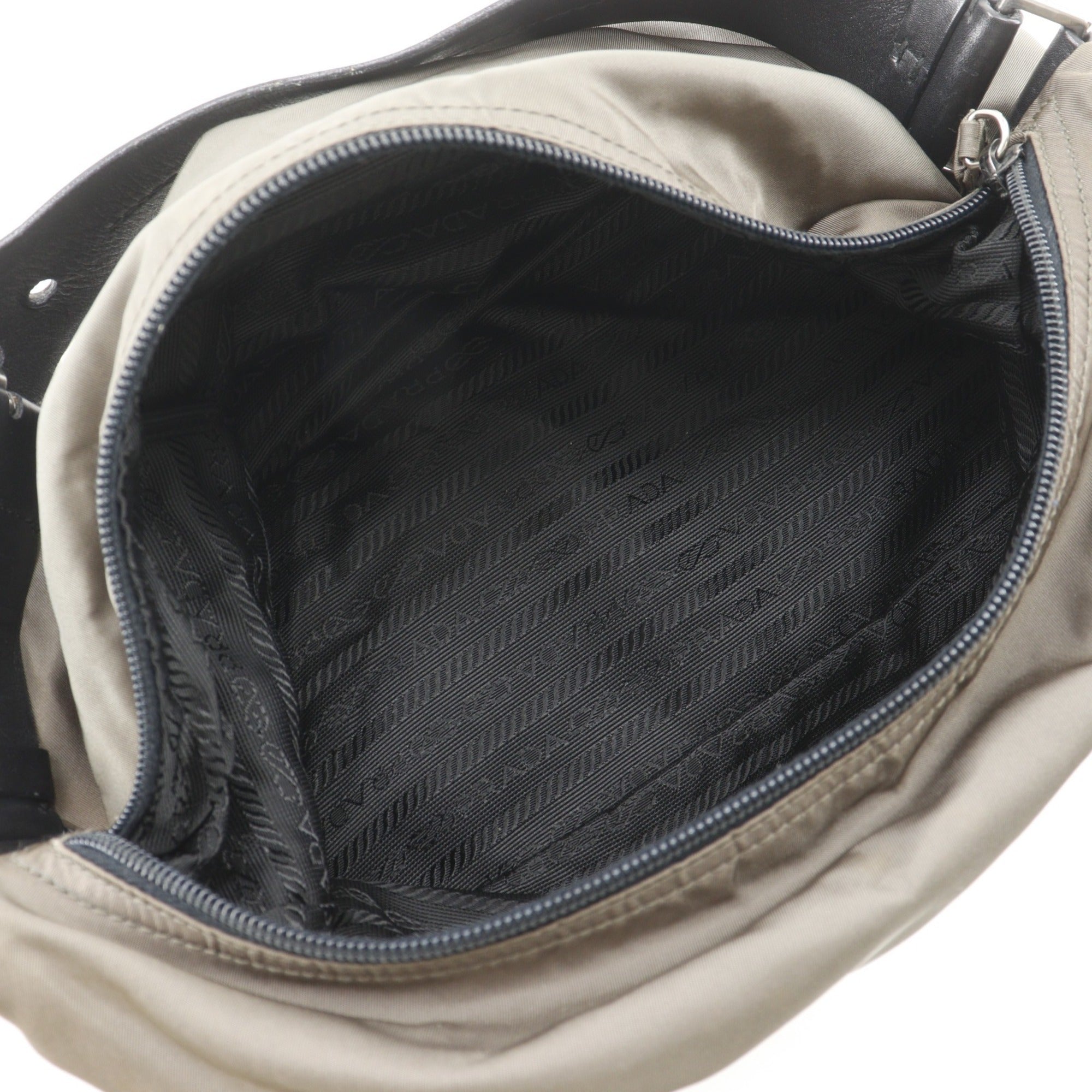 Prada Brown Nylon Shoulder Bag (Pre-Owned)