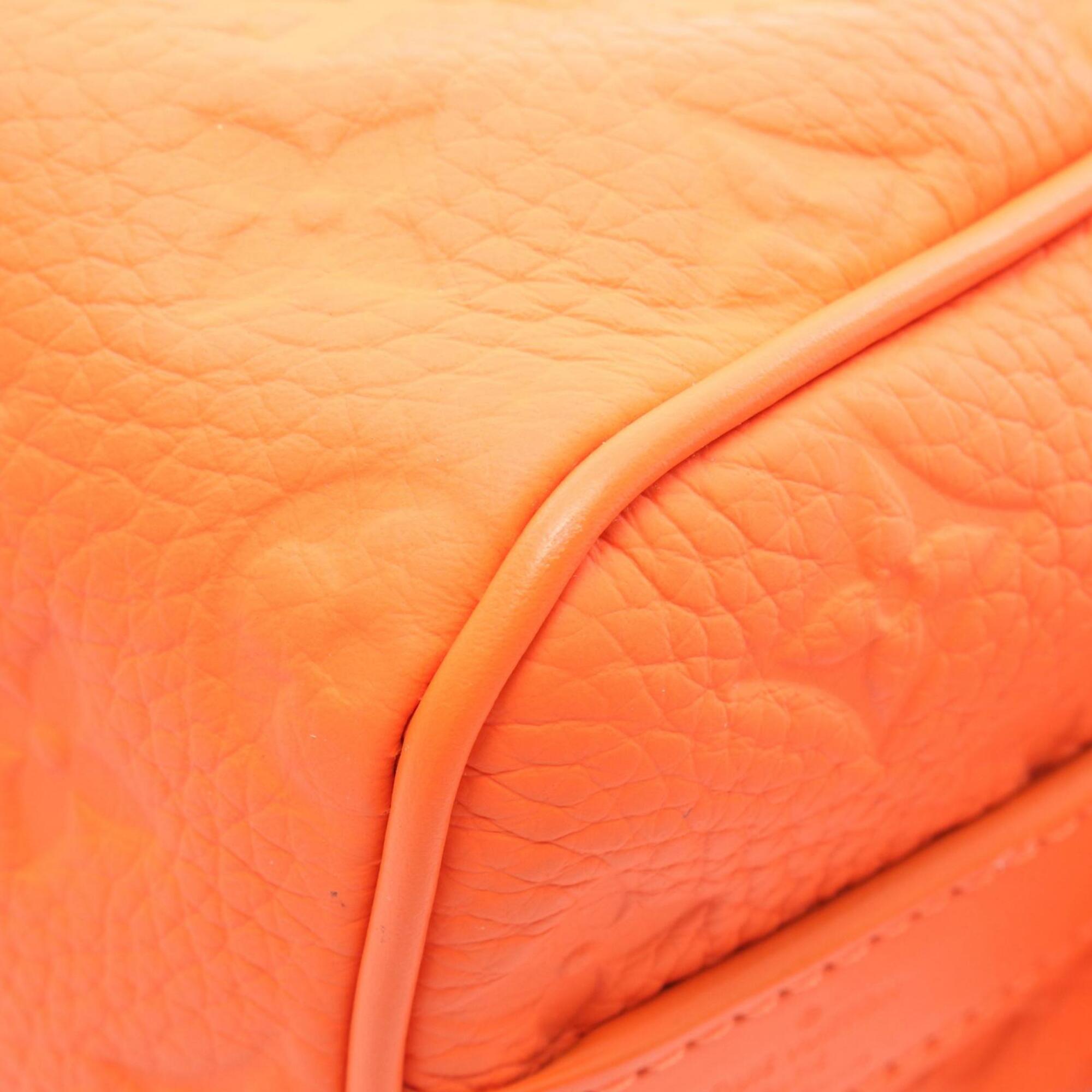 Louis Vuitton Orange Leather Handbag (Pre-Owned)