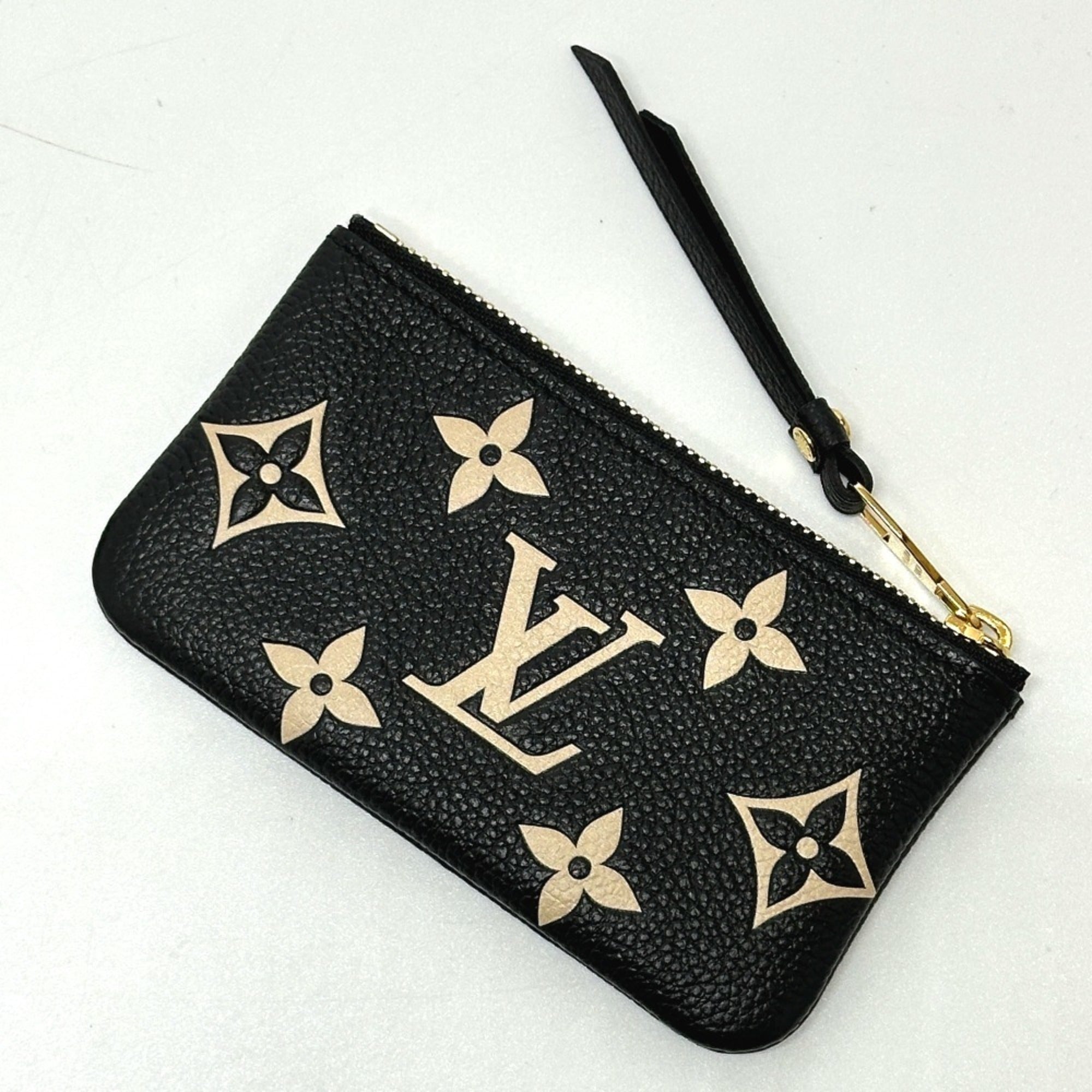 Louis Vuitton Monogram Empreinte Gold Black Monogram Empreinte Coin Purse/Coin Case (Pre-Owned)