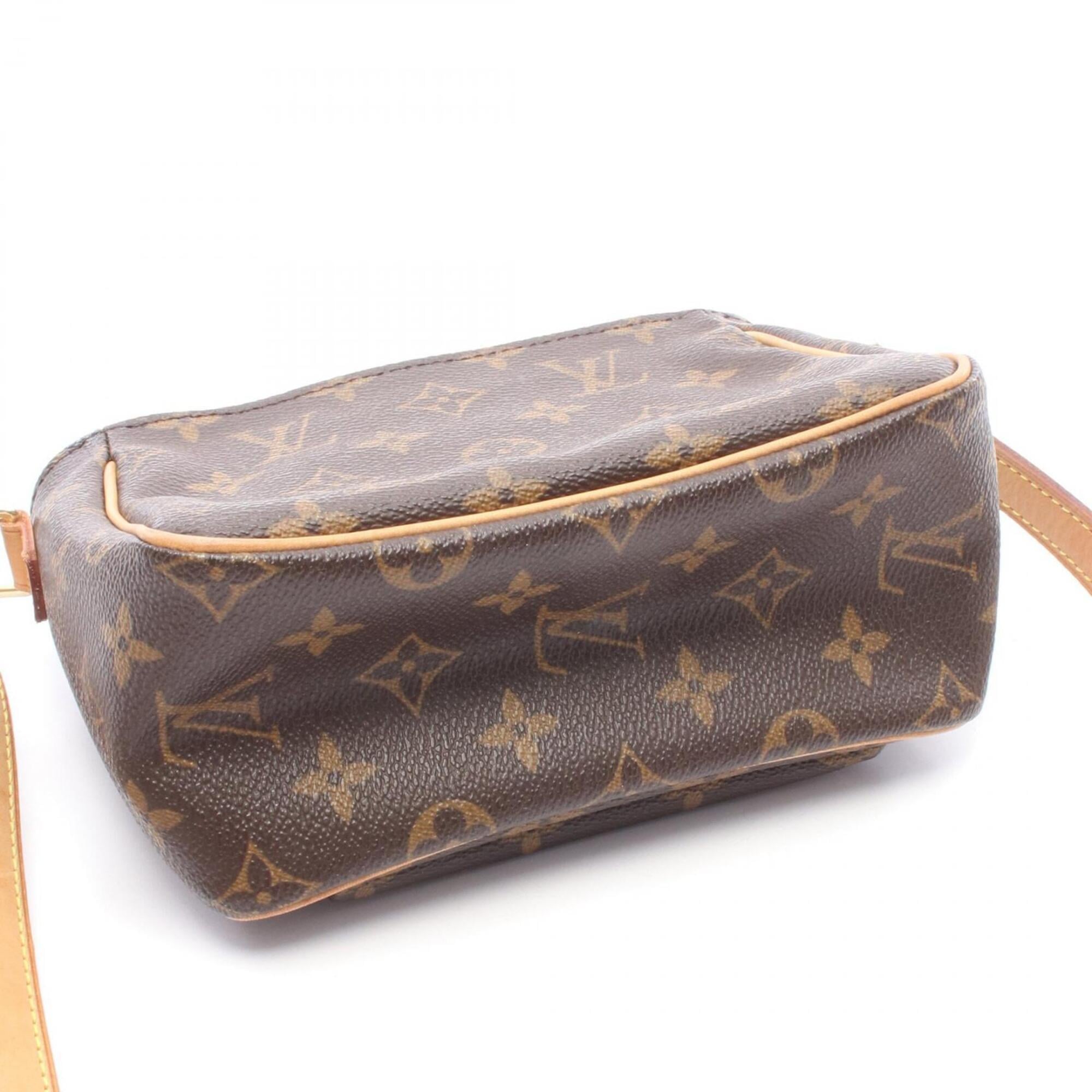 Louis Vuitton Brown Monogram Coated Canvas Handbag Shoulder Bag (Pre-Owned)