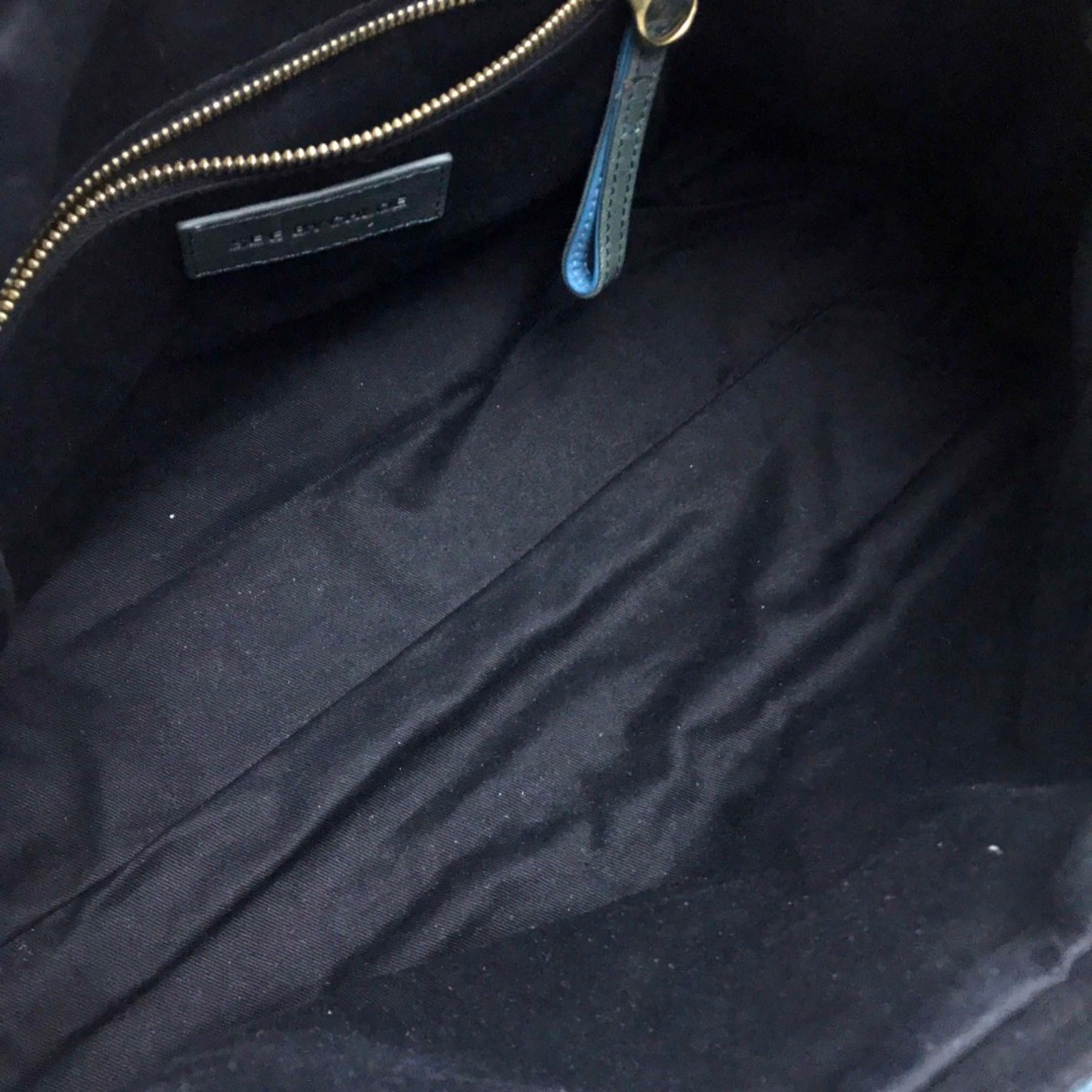 See By Chloé Blue Patent Leather Leather Handbag Shoulder Bag (Pre-Owned)