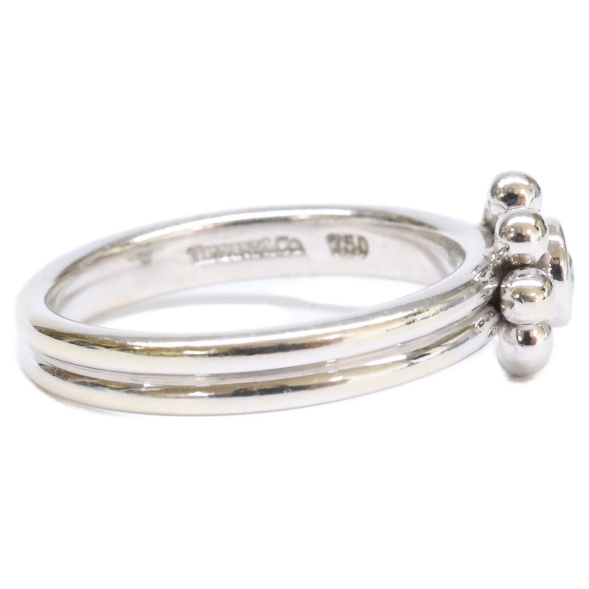 Tiffany White Gold White Gold (18K) Band Ring (Pre-Owned)