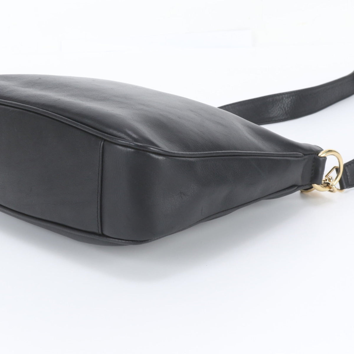 Gucci Black Leather Crossbody Bag Shoulder Bag (Pre-Owned)
