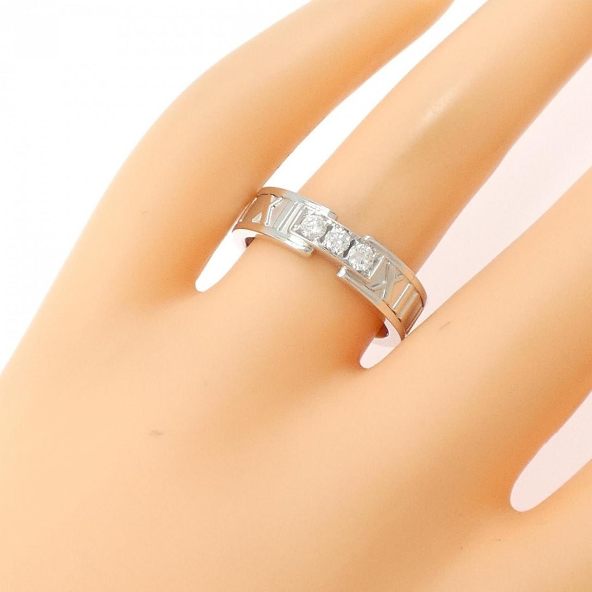 Tiffany White Gold (18K) Band Ring (Pre-Owned)