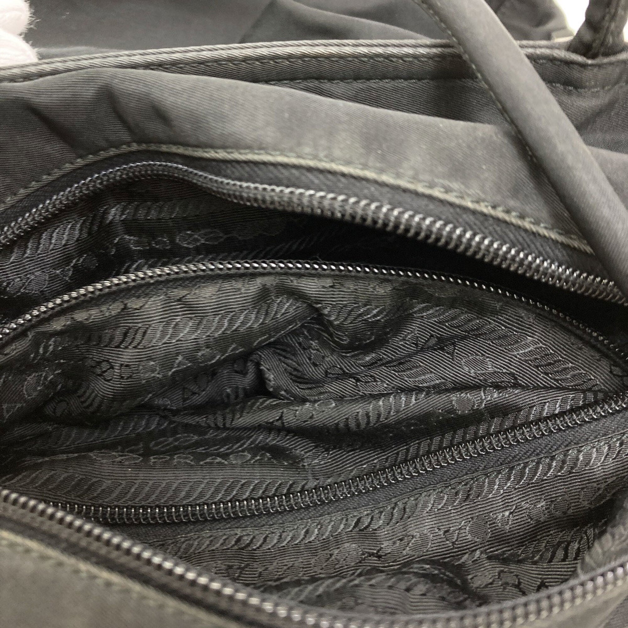 Prada Black Nylon Tote Bag (Pre-Owned)