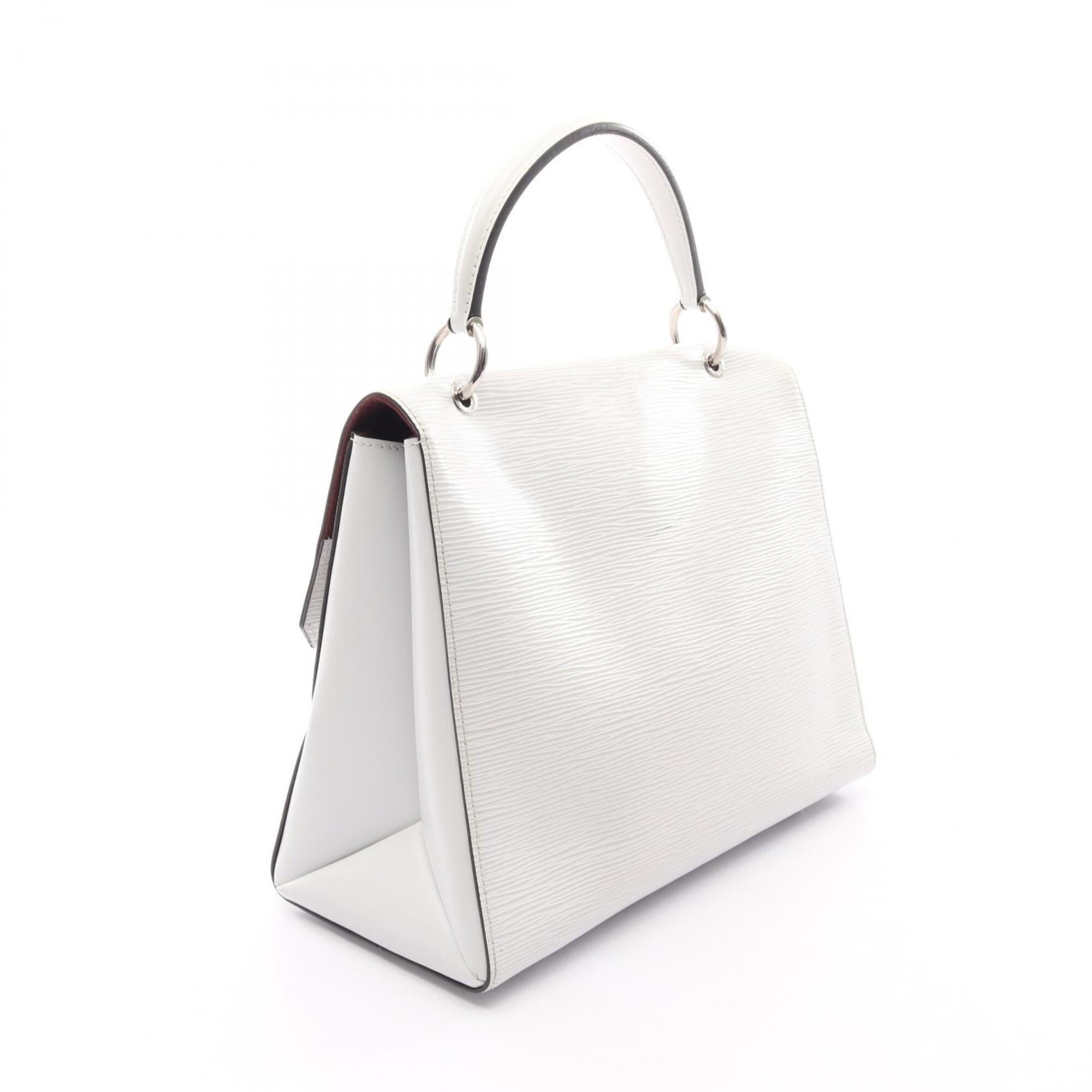 Louis Vuitton Epi Blanc White Epi Leather Handbag (Pre-Owned)