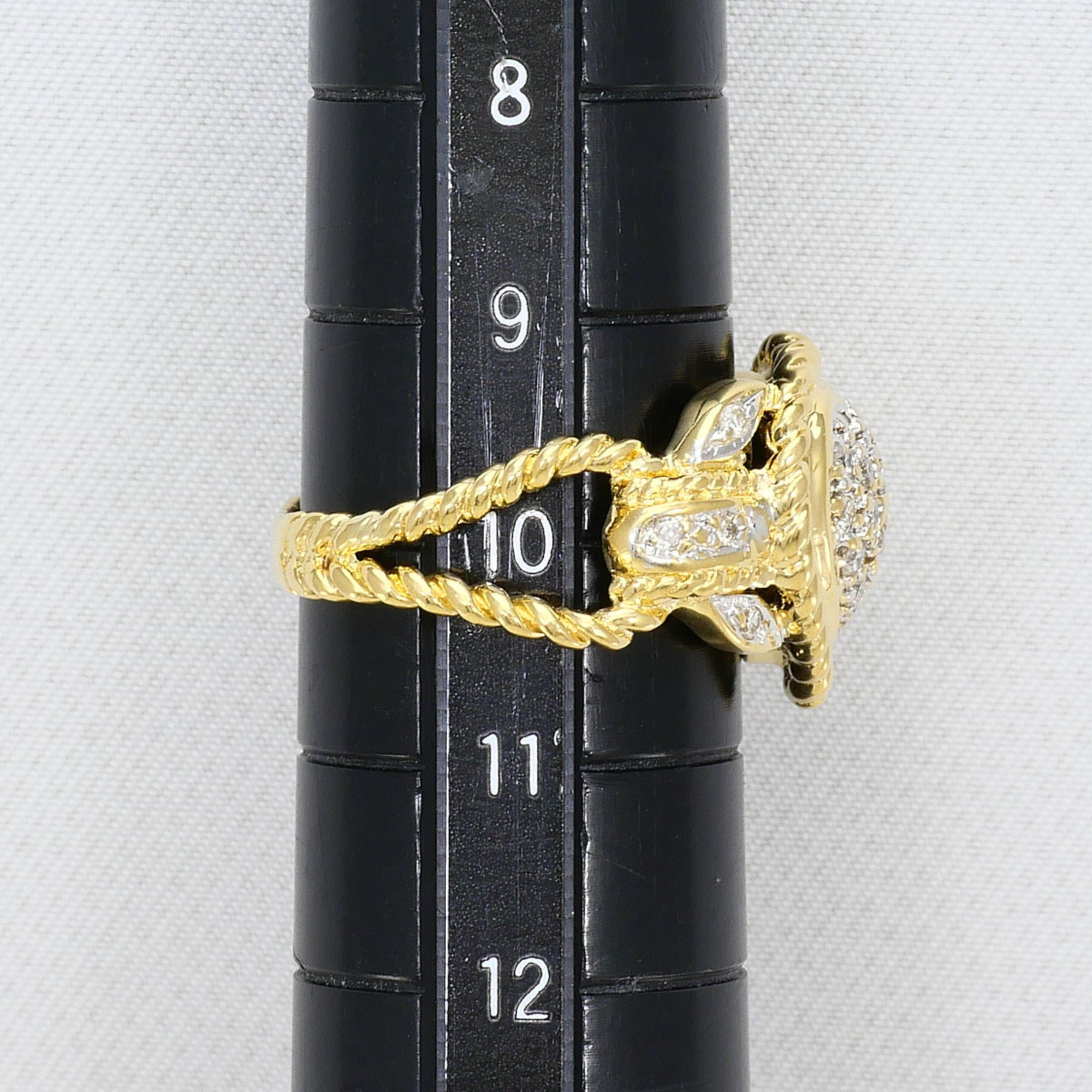 Unbranded White Yellow Gold Yellow Gold (18K) White Gold (18K) Band Ring (Pre-Owned)