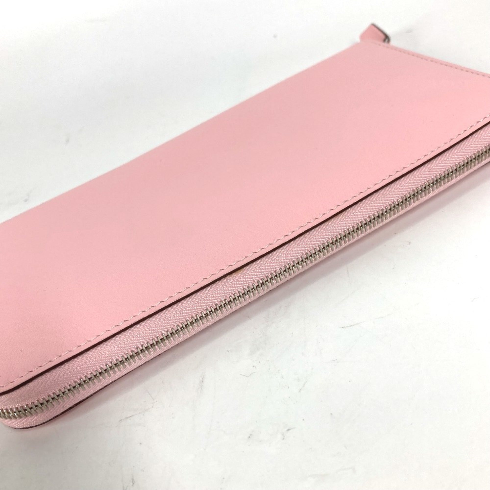 Hermes Pink Swift Leather Long Wallet (Bi-Fold) (Pre-Owned)