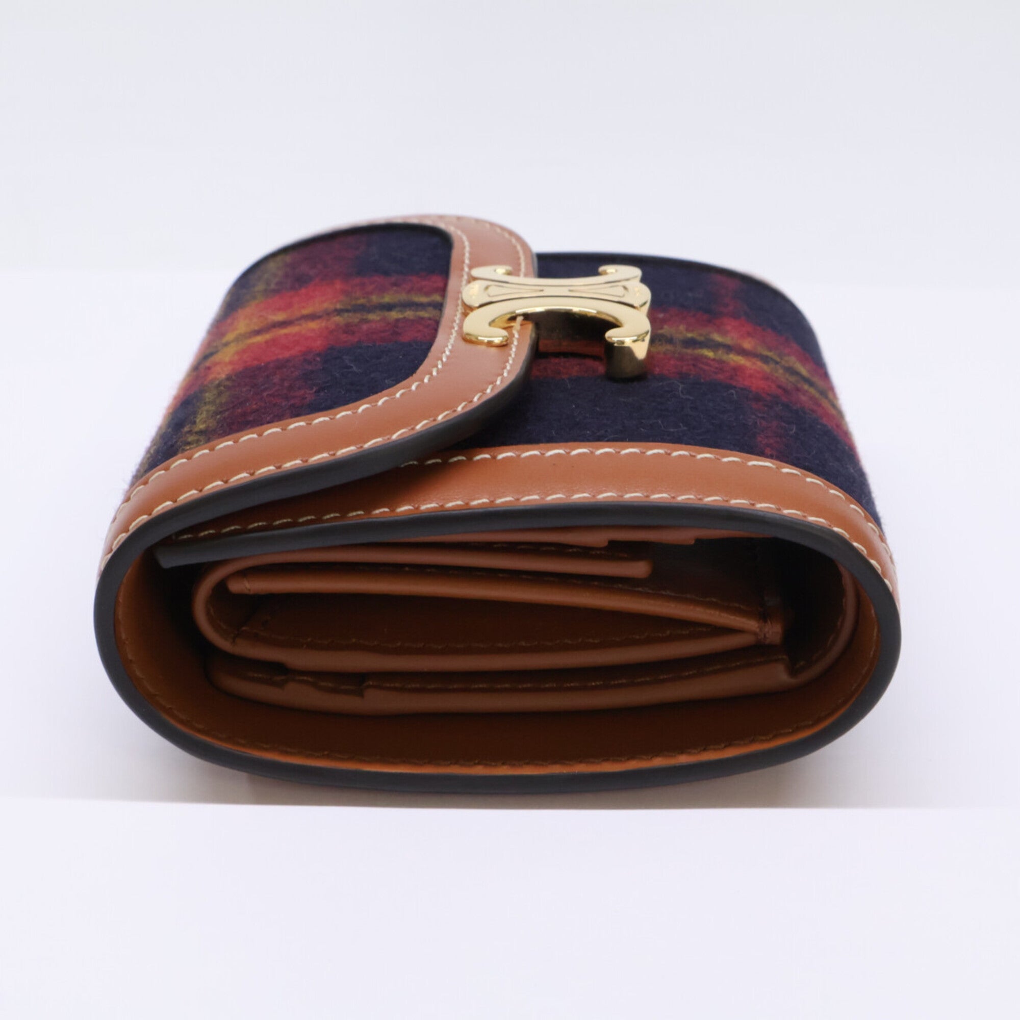 Celine Multi-Color Textile Wallet (Tri-Fold) (Pre-Owned)