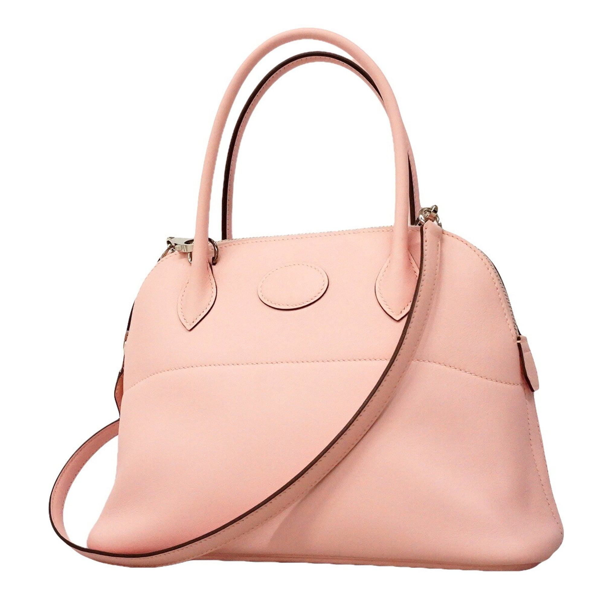 Hermes Rose Sakura Swift Leather Handbag (Pre-Owned)