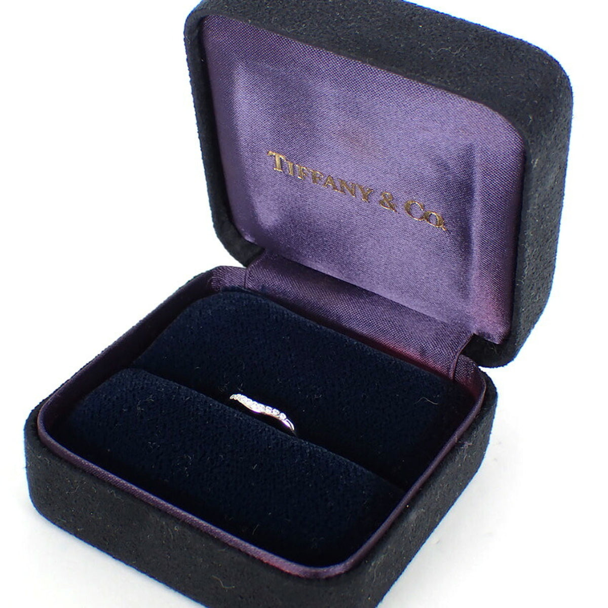 Tiffany Platinum 950 Band Ring (Pre-Owned)