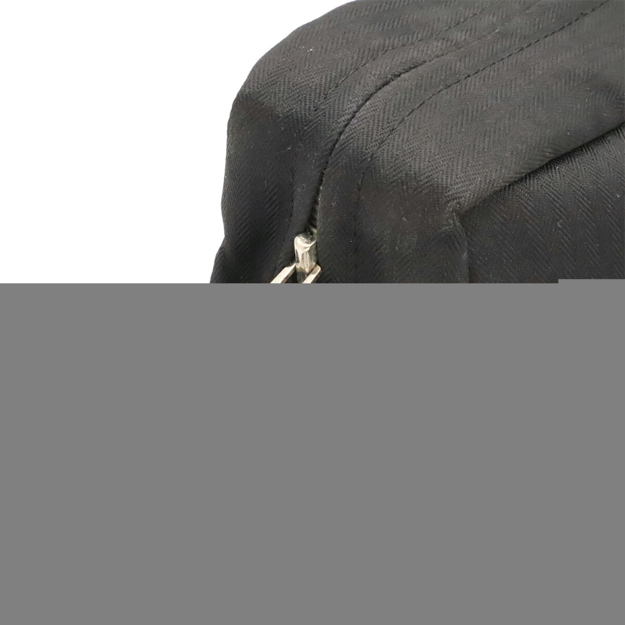 Hermes Acapulco Black Nylon Leather Handbag Shoulder Bag (Pre-Owned)