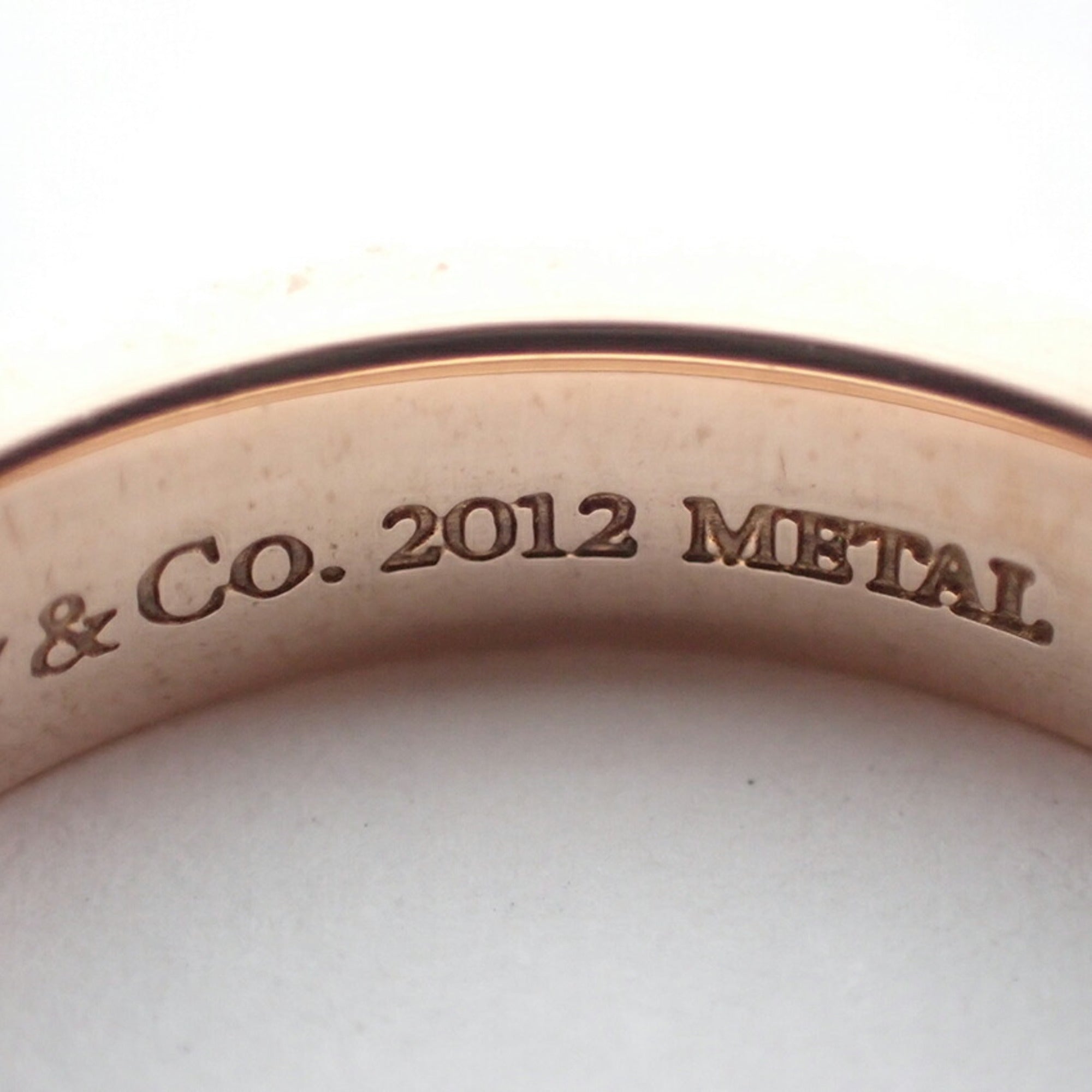 Tiffany Metal Band Ring (Pre-Owned)