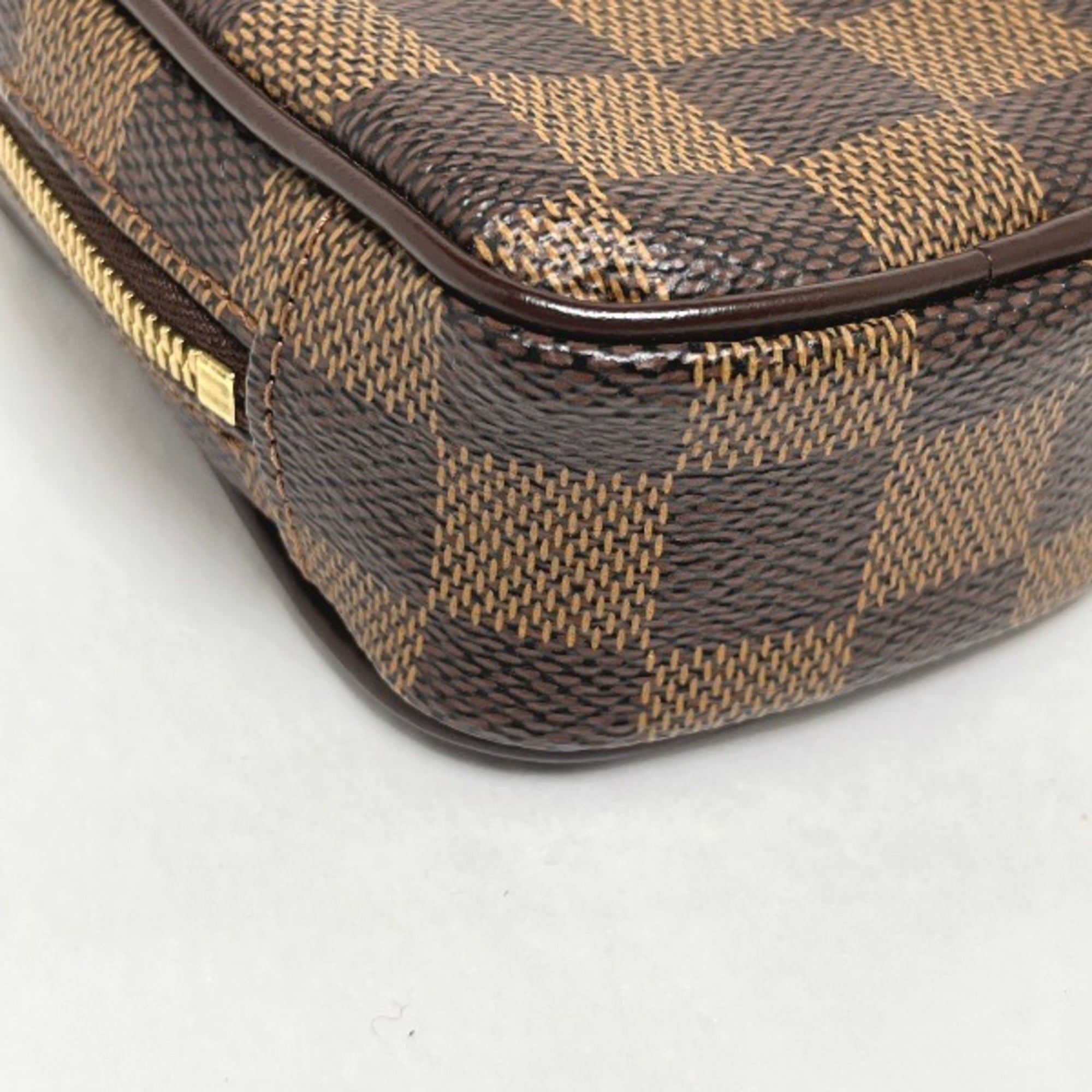 Louis Vuitton Brown Damier Canvas Pouch (Pre-Owned)