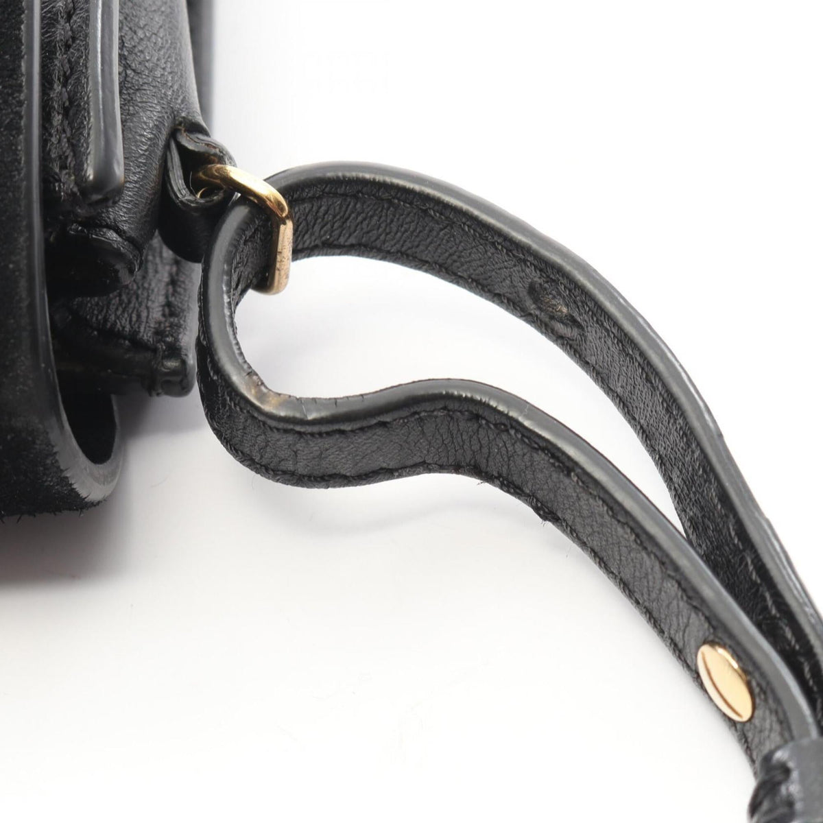 Chloé Black Leather Suede Handbag Shoulder Bag (Pre-Owned)