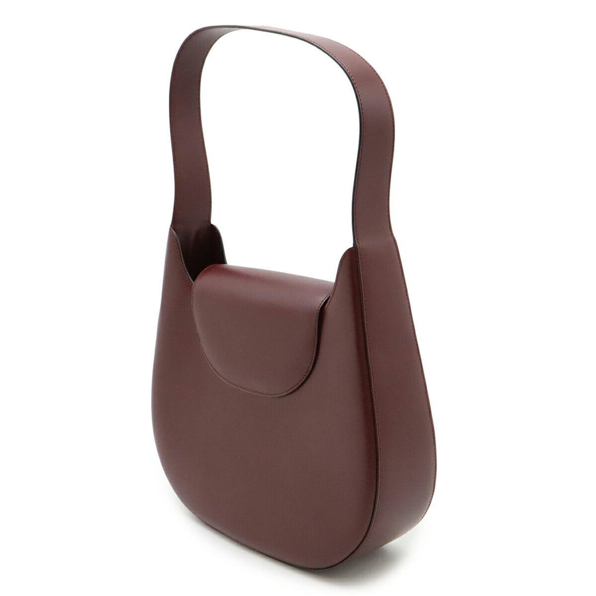 Cartier Bordeaux Leather Shoulder Bag (Pre-Owned)