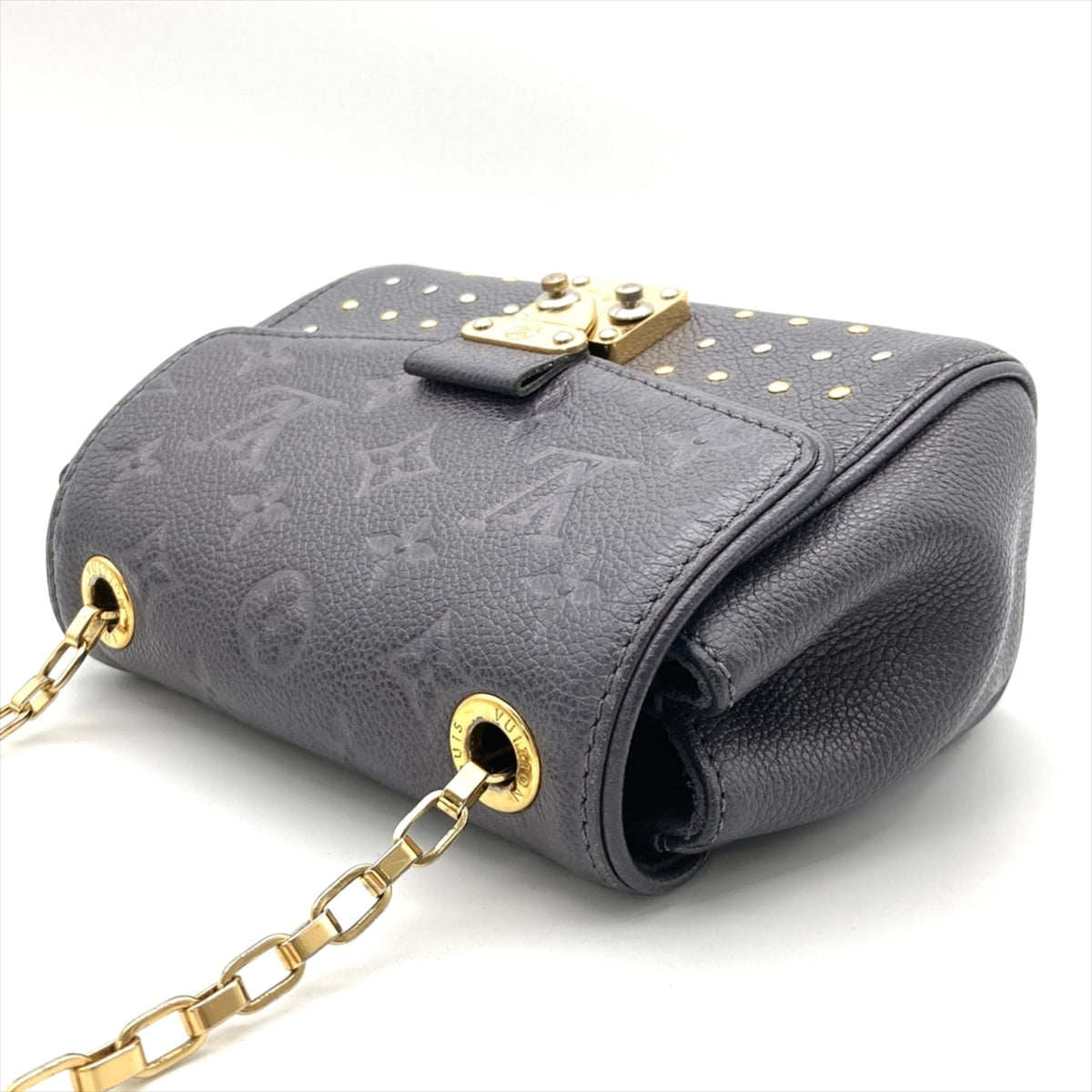 Louis Vuitton Gray Monogram Empreinte Shoulder Bag (Pre-Owned)