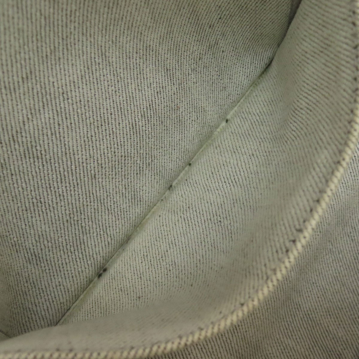 Prada Canapa Gray Denim Handbag (Pre-Owned)