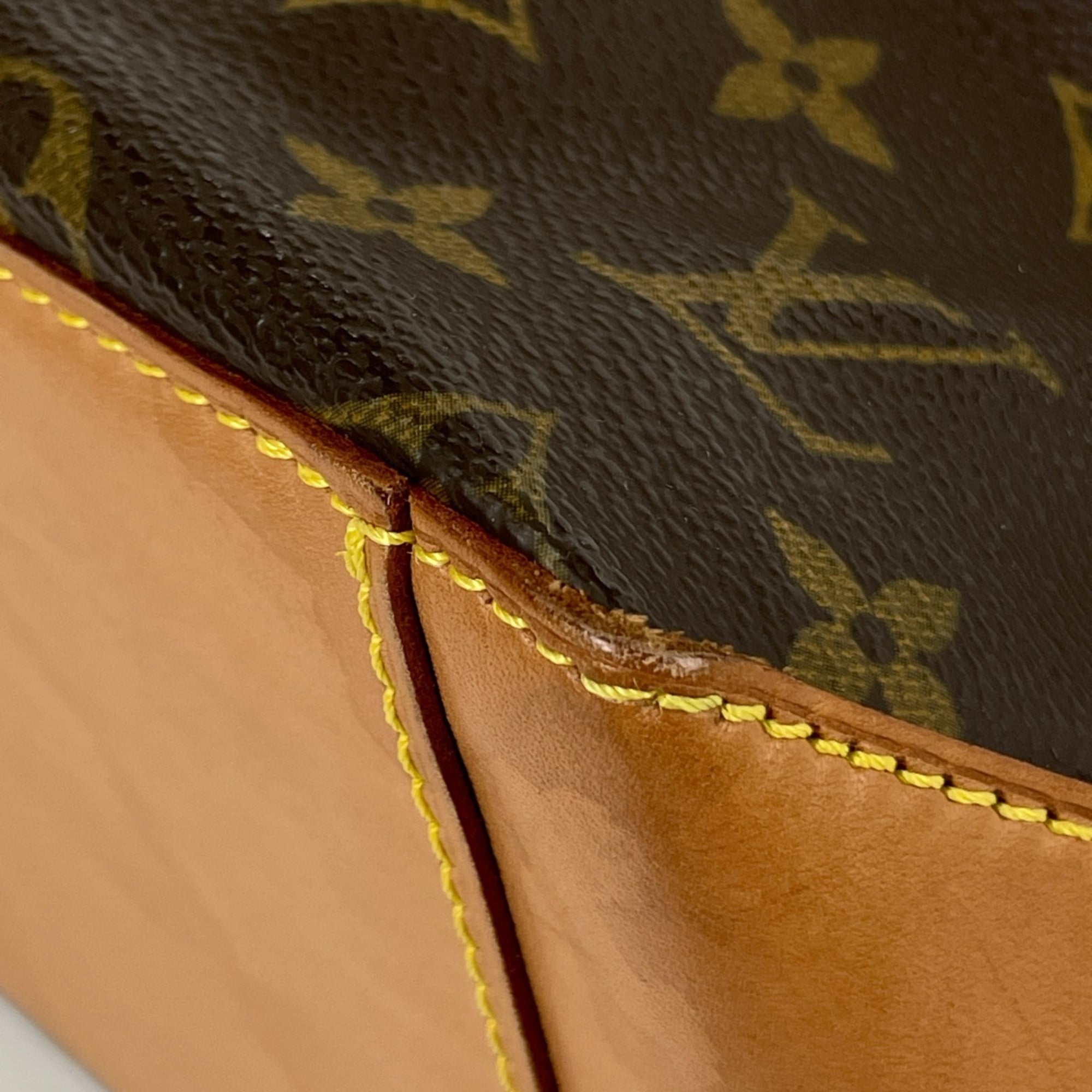 Louis Vuitton Brown Monogram Shoulder Bag Tote Bag (Pre-Owned)