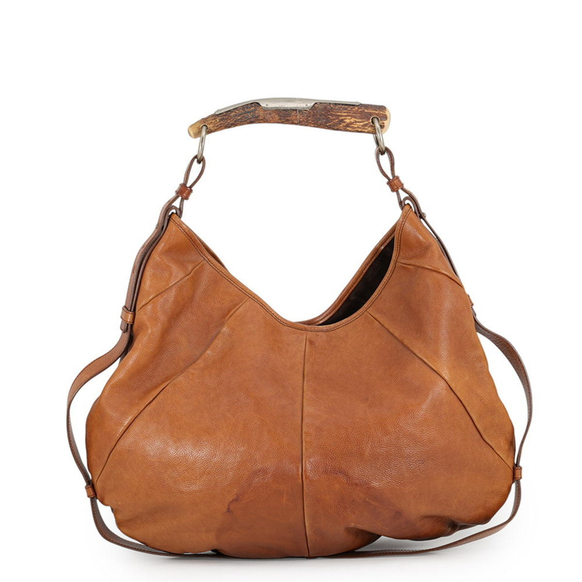Yves Saint Laurent Brown Leather Shoulder Bag (Pre-Owned)