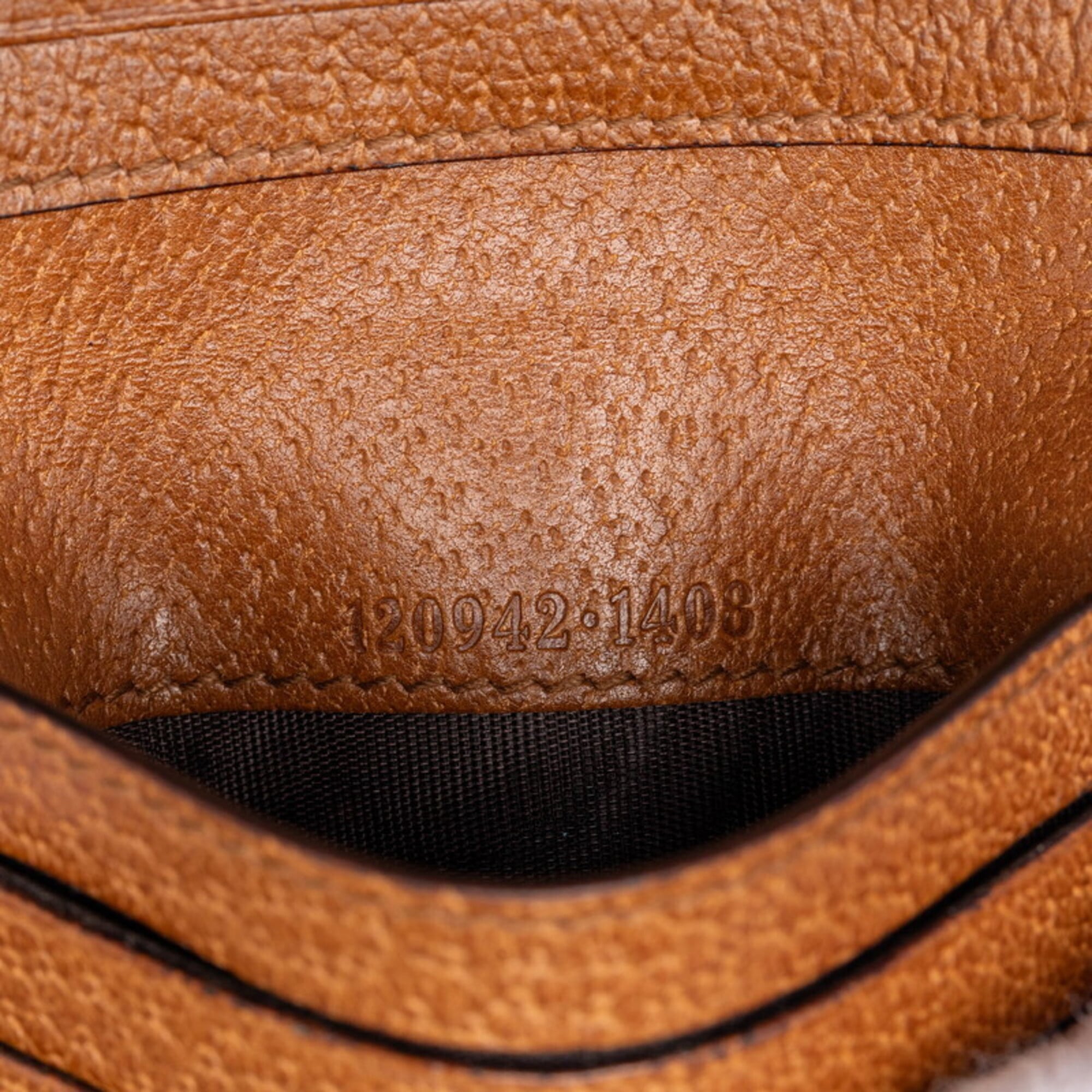 Gucci Brown Leather Wallet (Bi-Fold) (Pre-Owned)