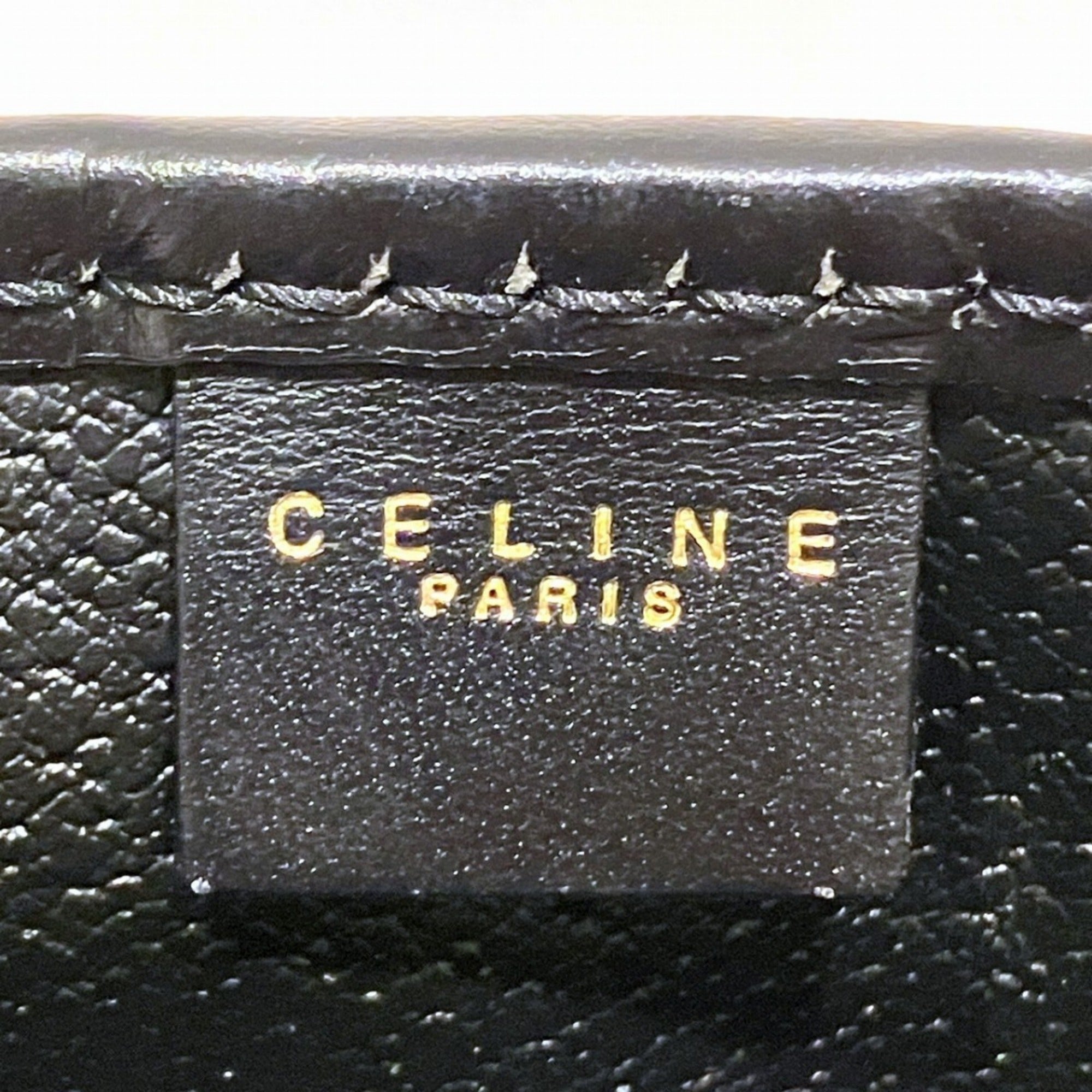 Celine Black Brown Pvc Handbag (Pre-Owned)