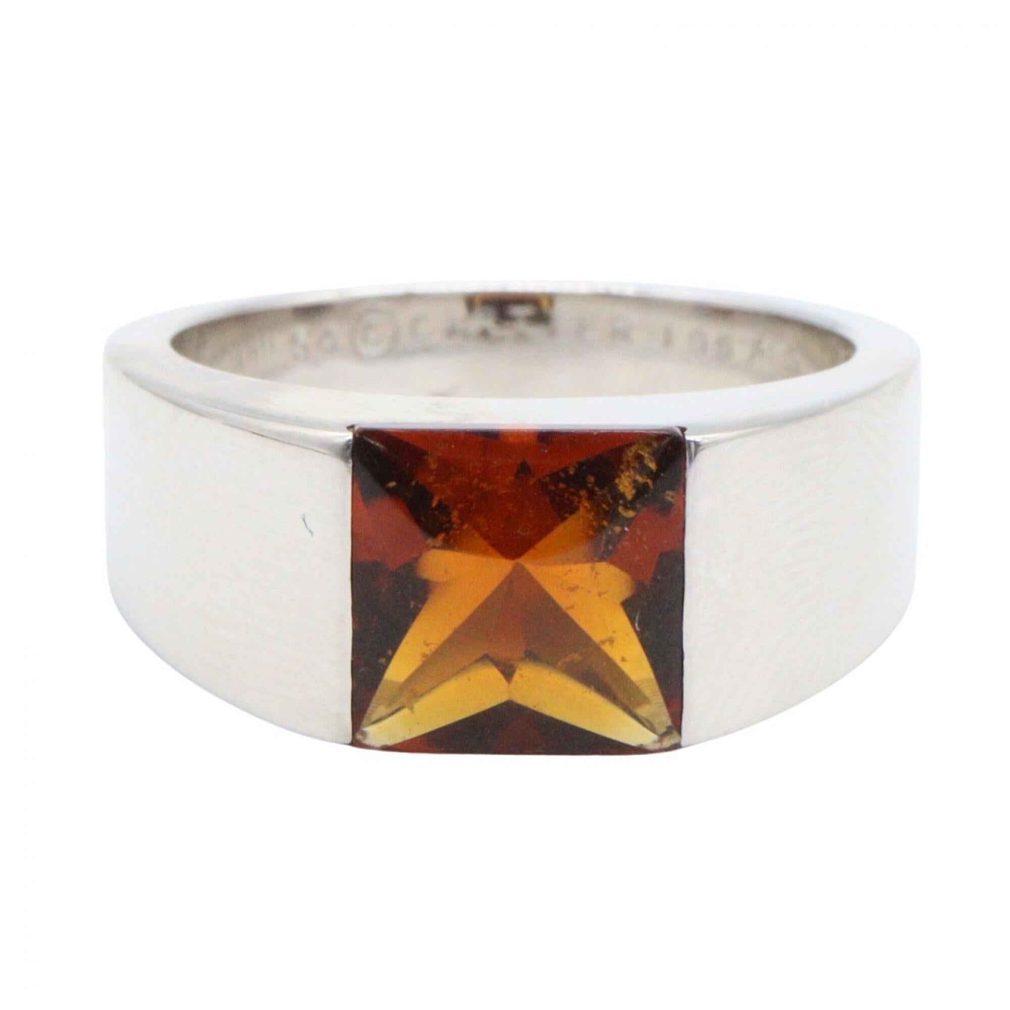Cartier Silver White Gold (18K) Band Ring (Pre-Owned)